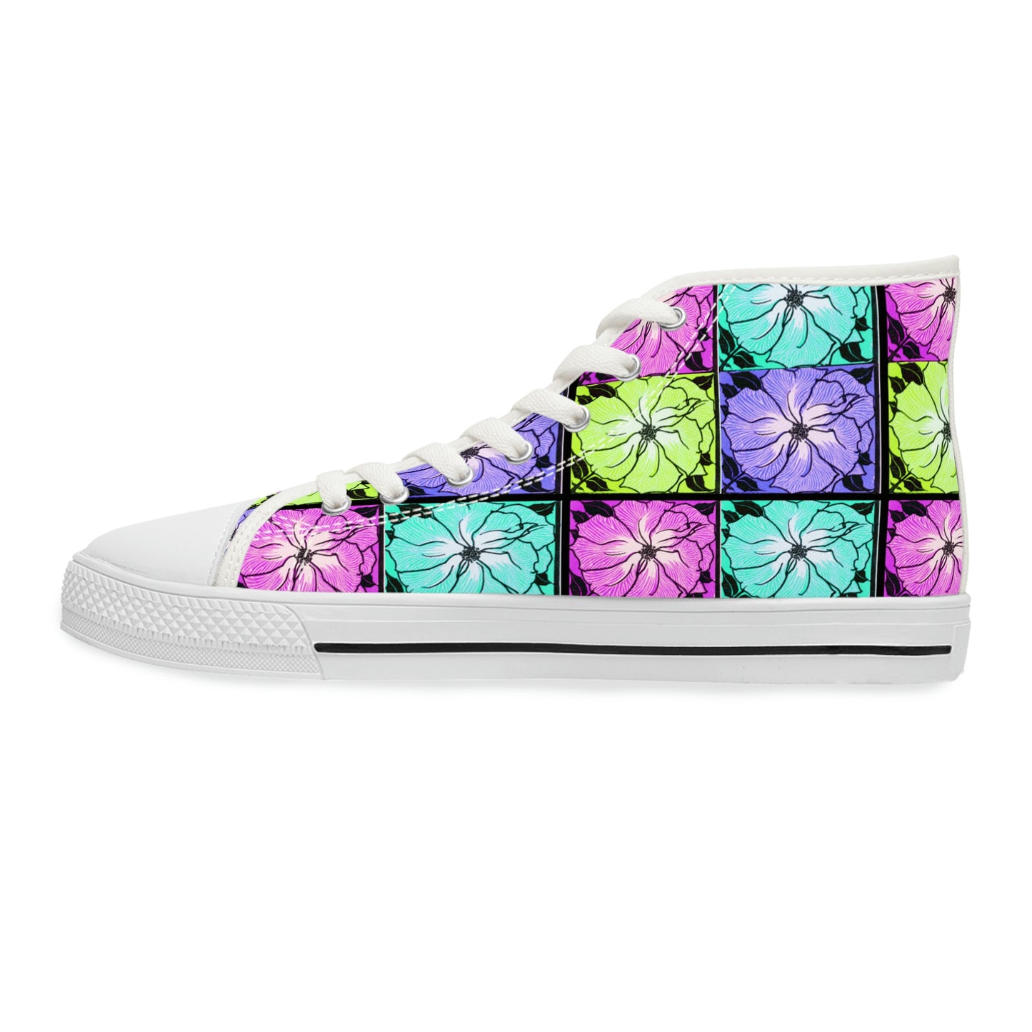 Multi J Color Women's High Top Sneakers