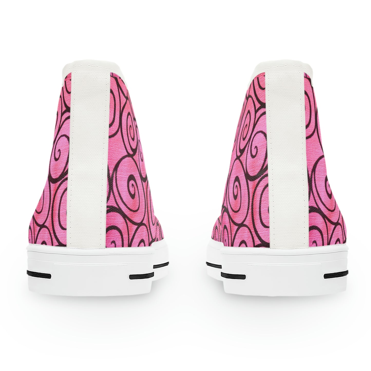 Pink Women's High Top Sneakers