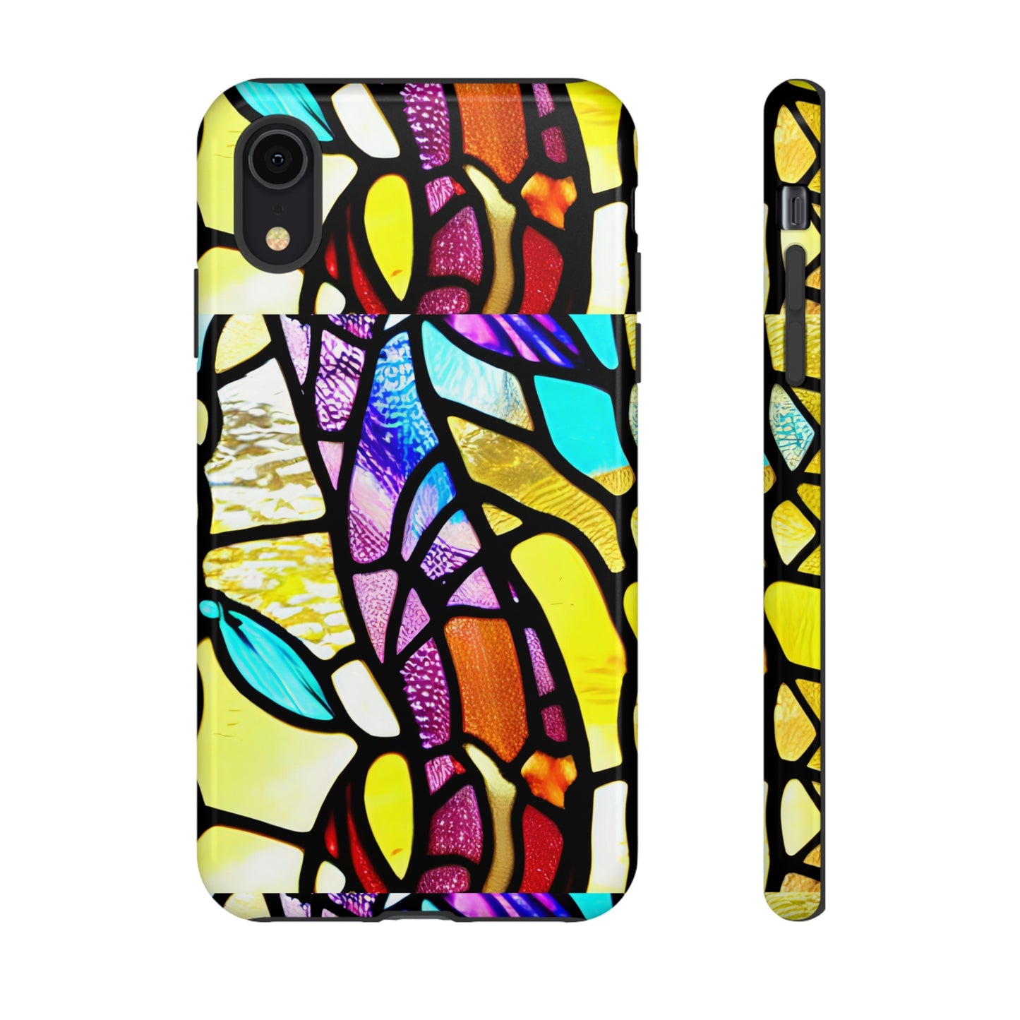 Mosaic Yellow Tough Cases