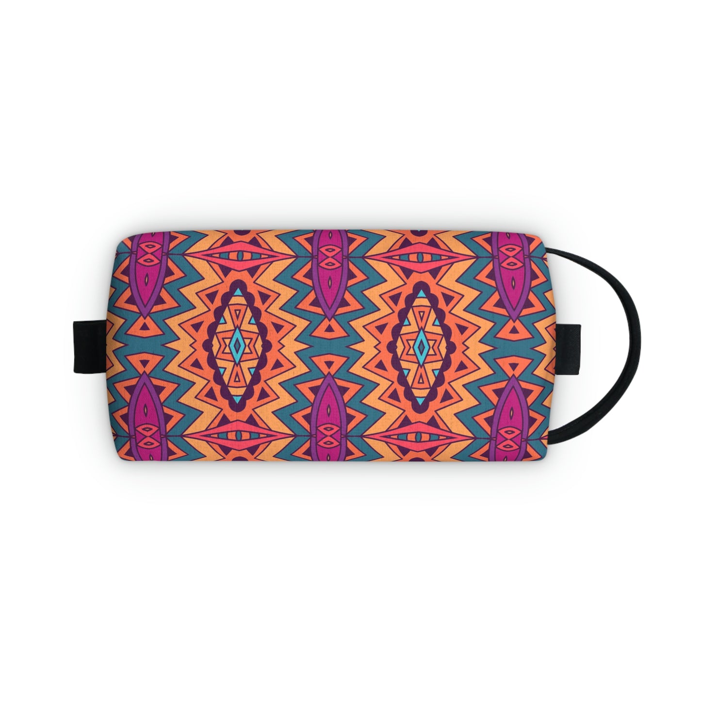 Orange Mandala Toiletry Bag