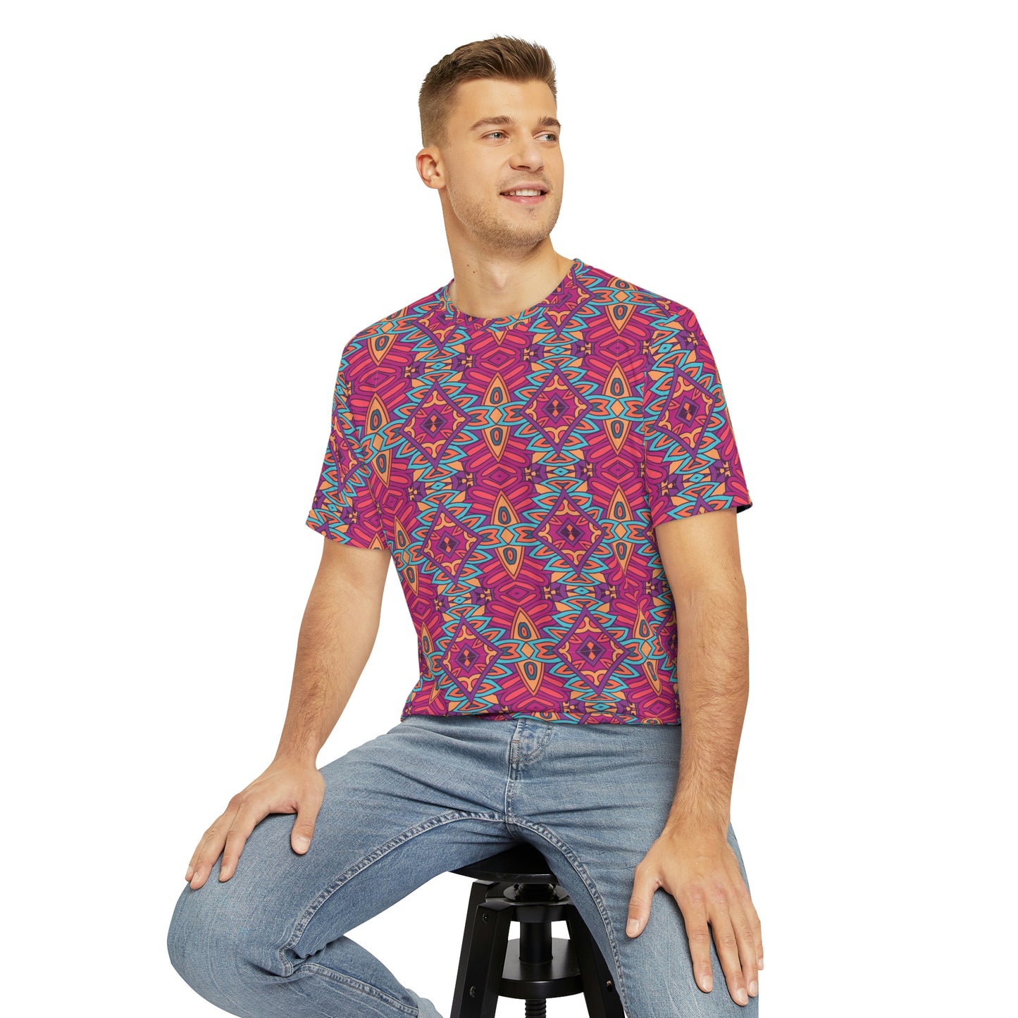 Mandala Men's Polyester Tee