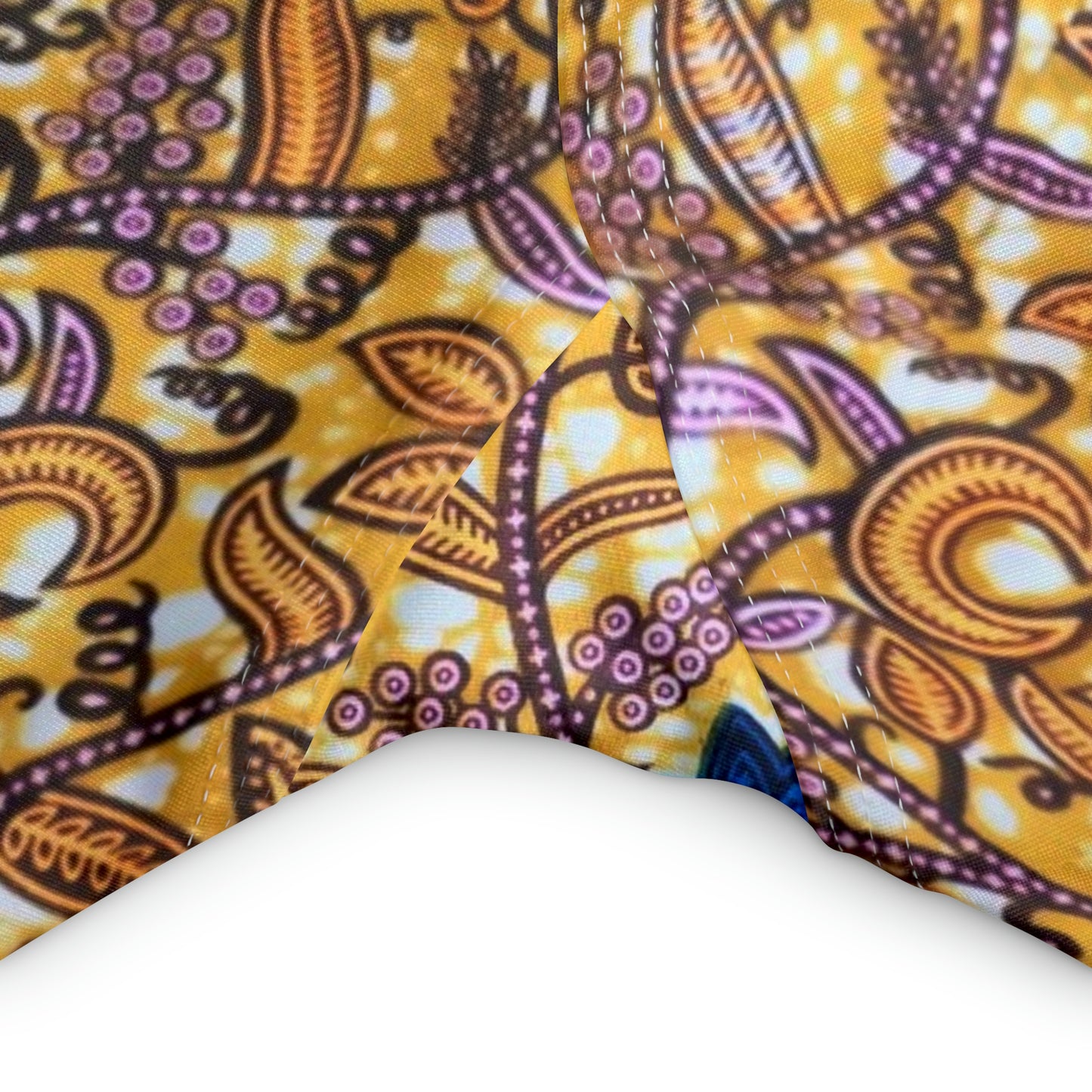 Flower African Yoga Capri Leggings