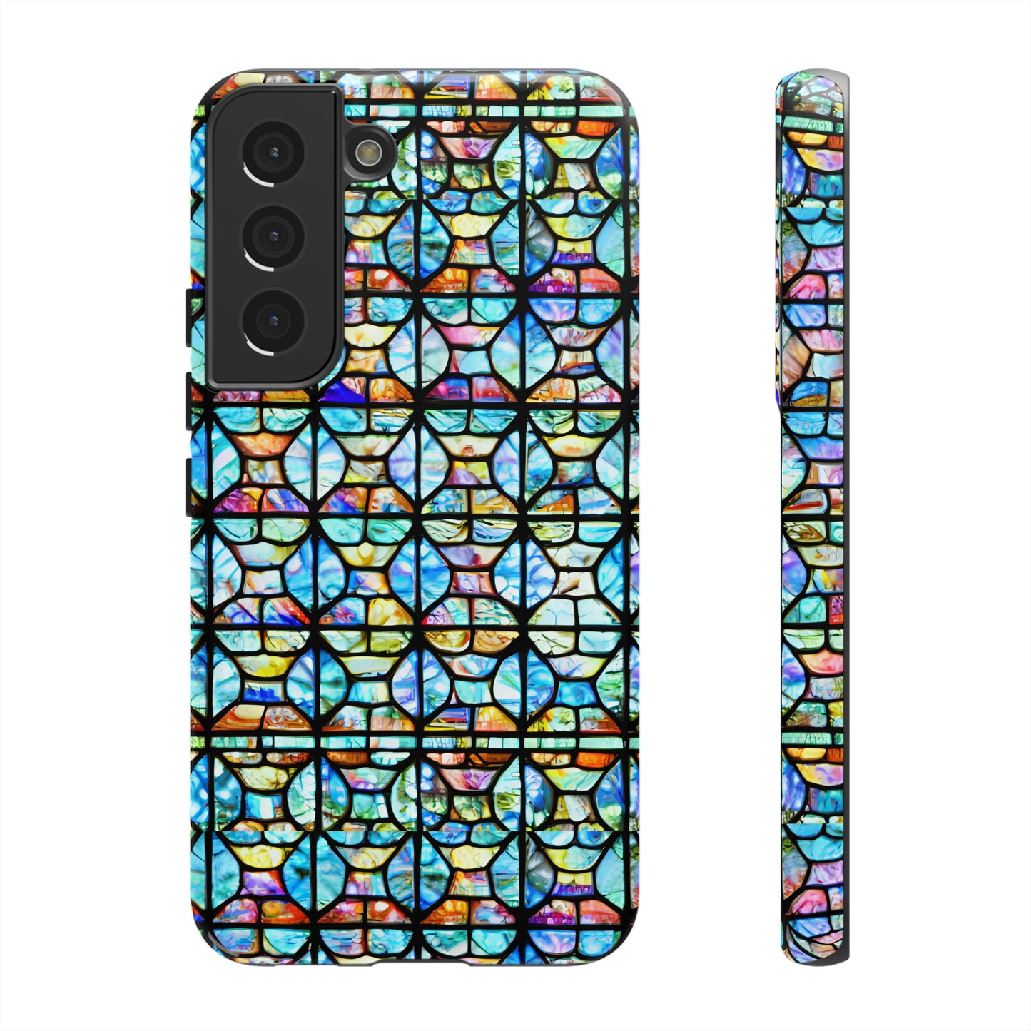 Mosaic Light Blue Tough Cases