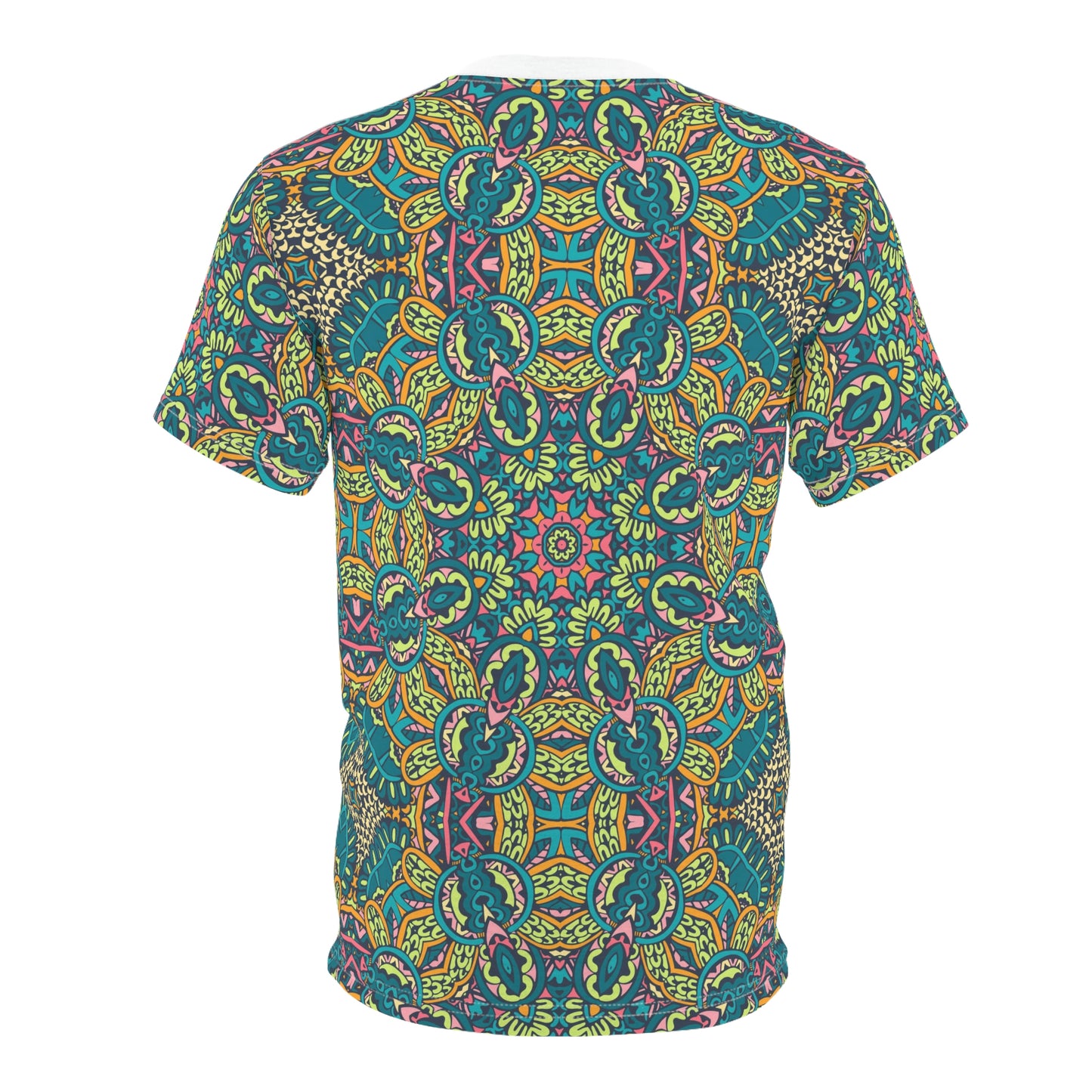 Mandala Green Unisex Cut & Sew Tee