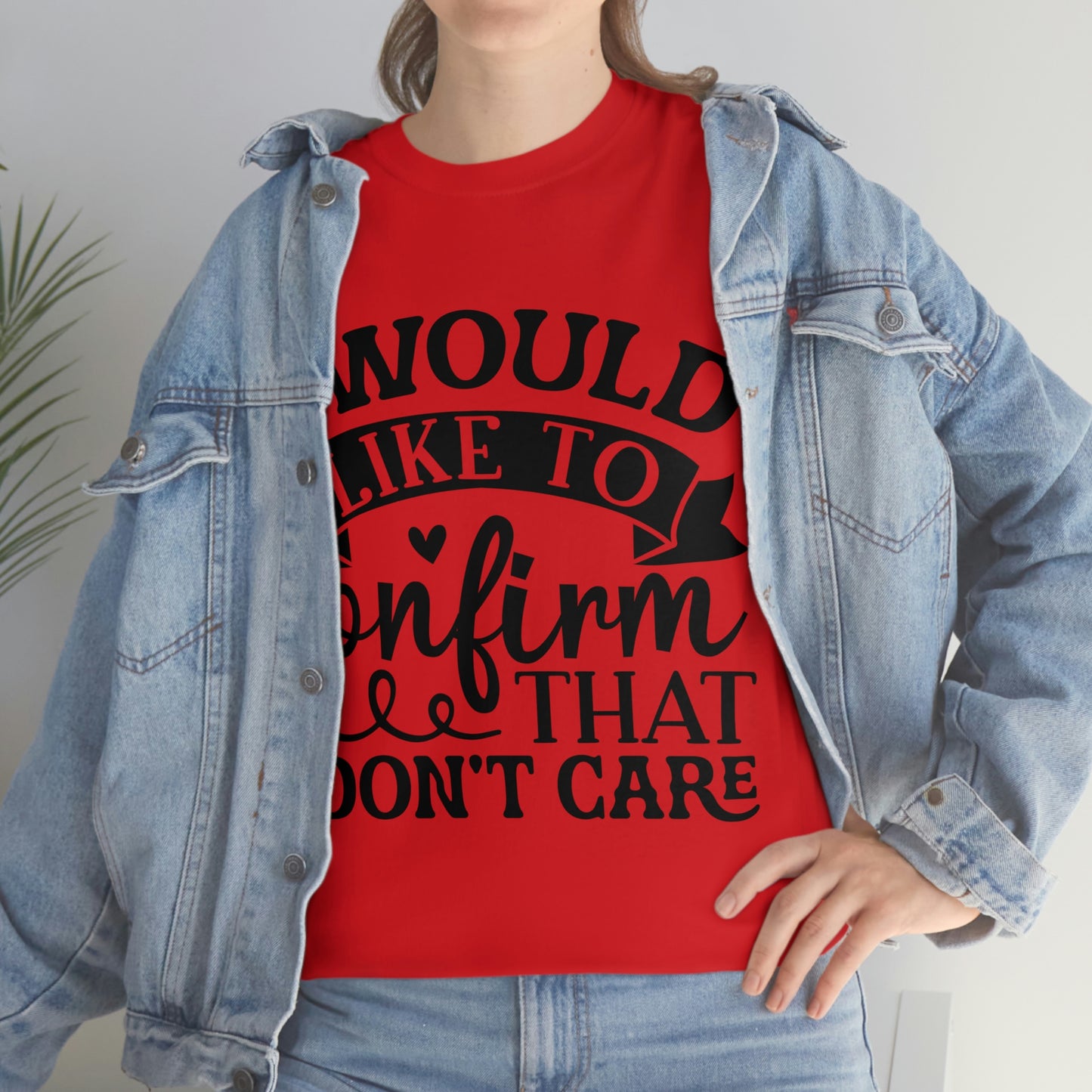 No Care Unisex Heavy Cotton Tee