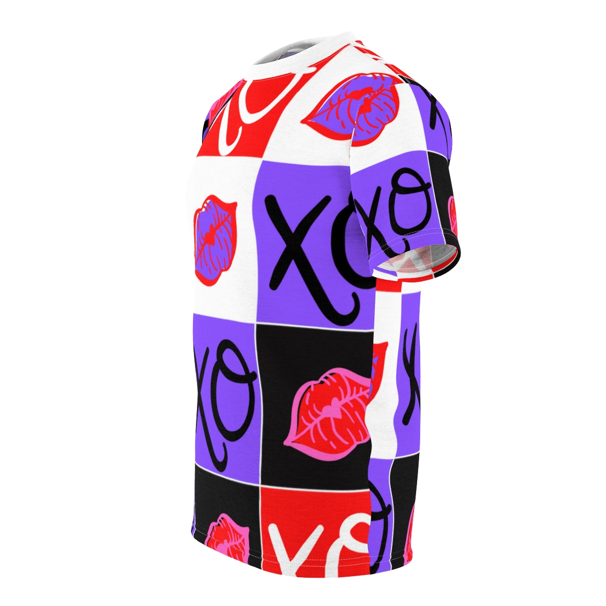 Hugs and kisses Red Unisex Cut & Sew Tee