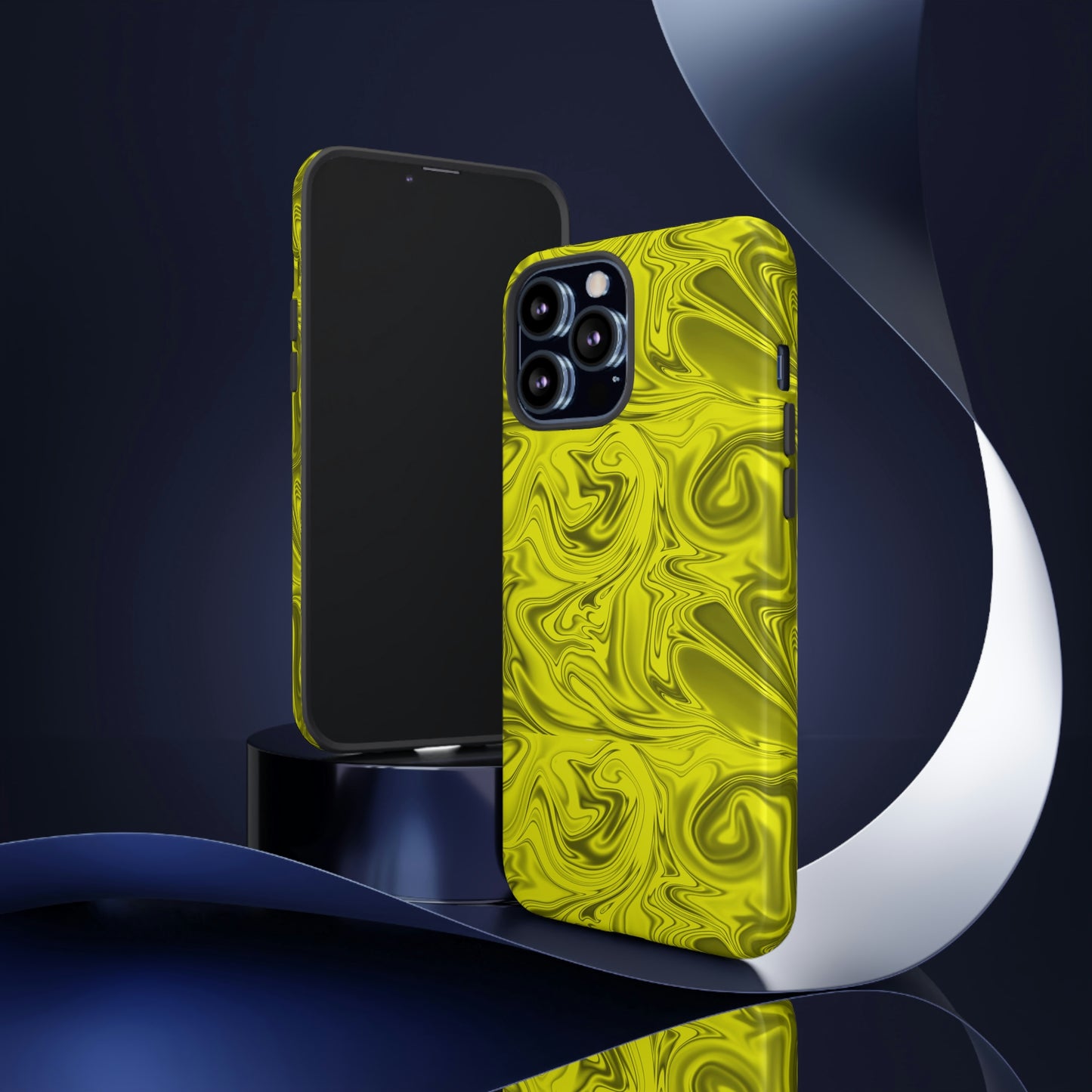 Marble Yellow Tough Cases