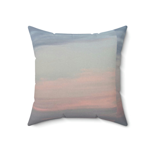 Sky T Spun Polyester Square Pillow