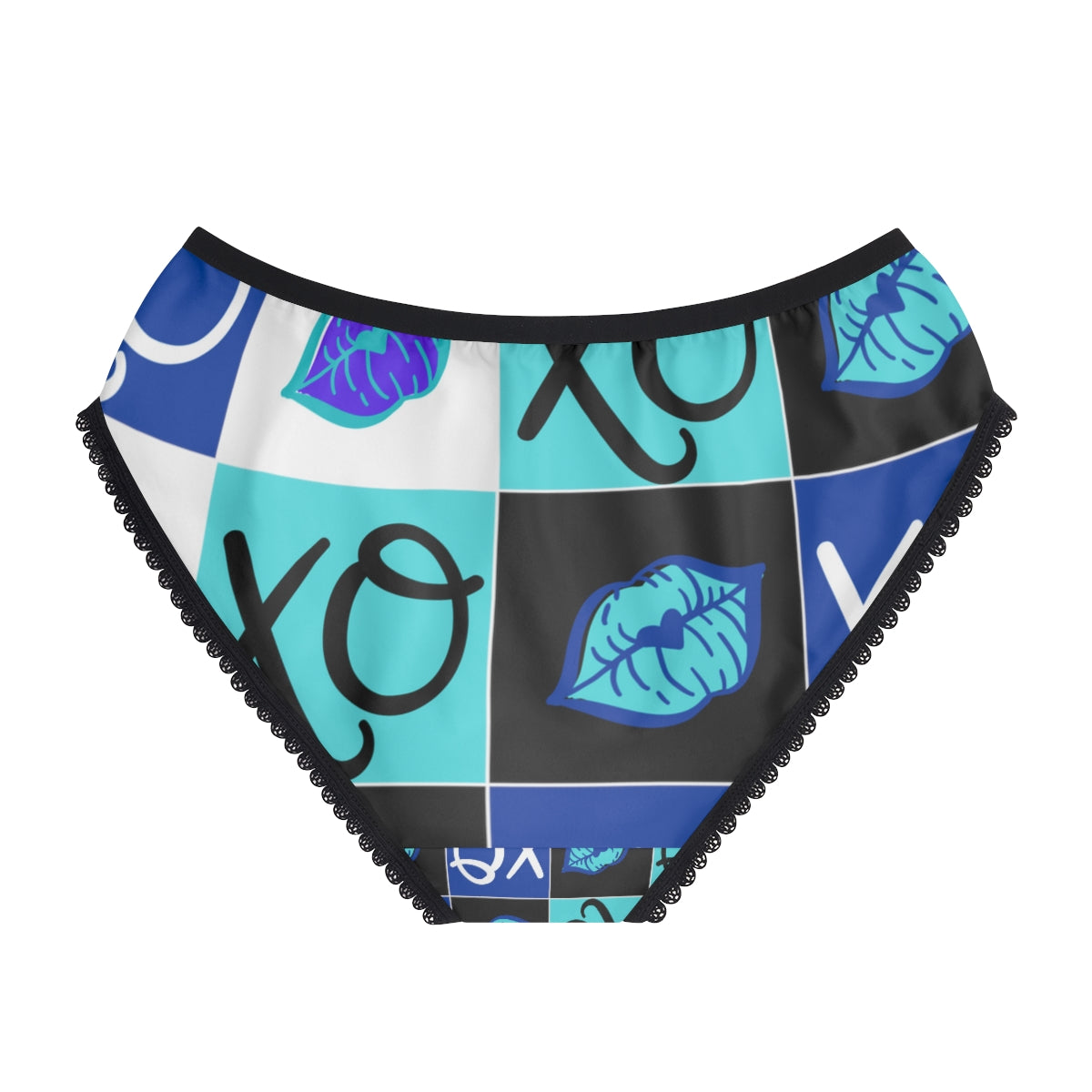 Hugs and Kisses Blue Women's Briefs