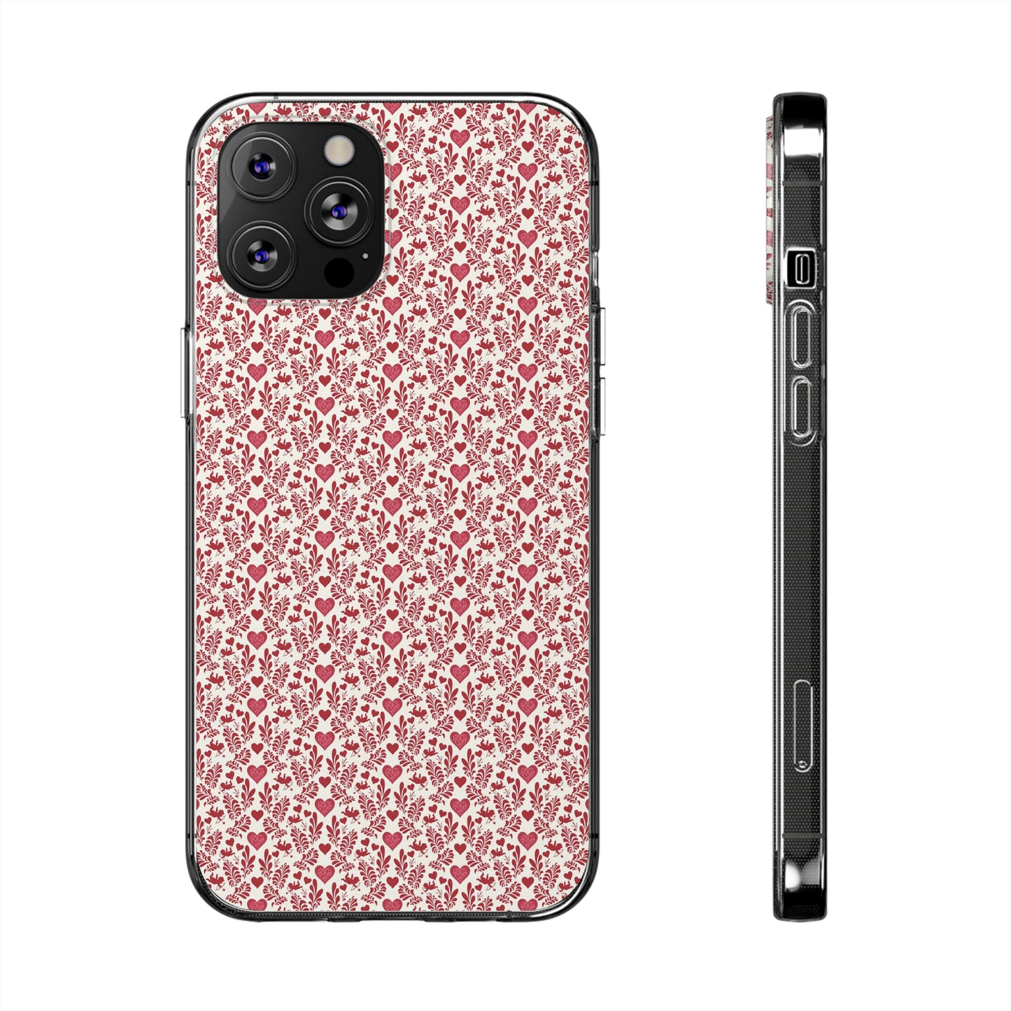 Valentine Clear Silicone Phone Case