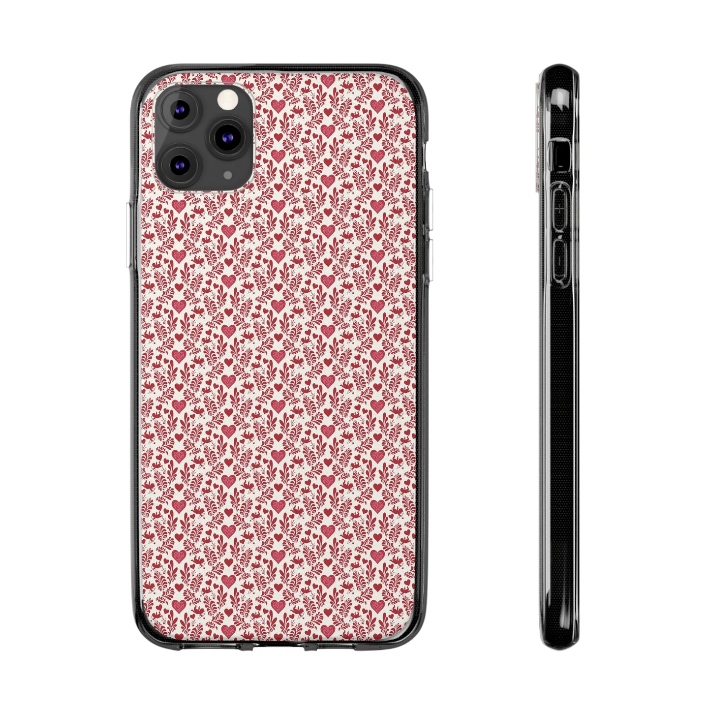 Valentine Clear Silicone Phone Case