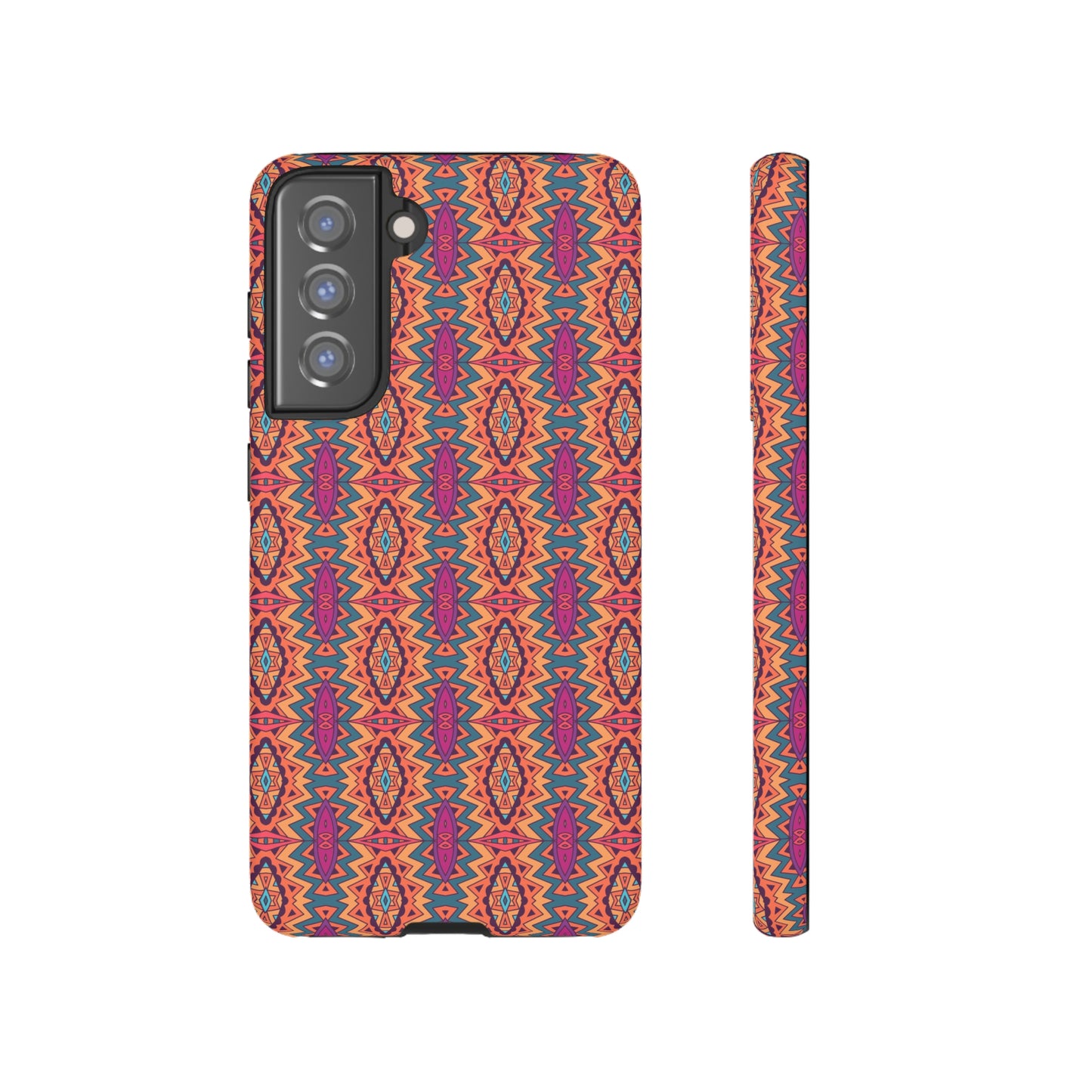 Mandala Orange Tough Cases