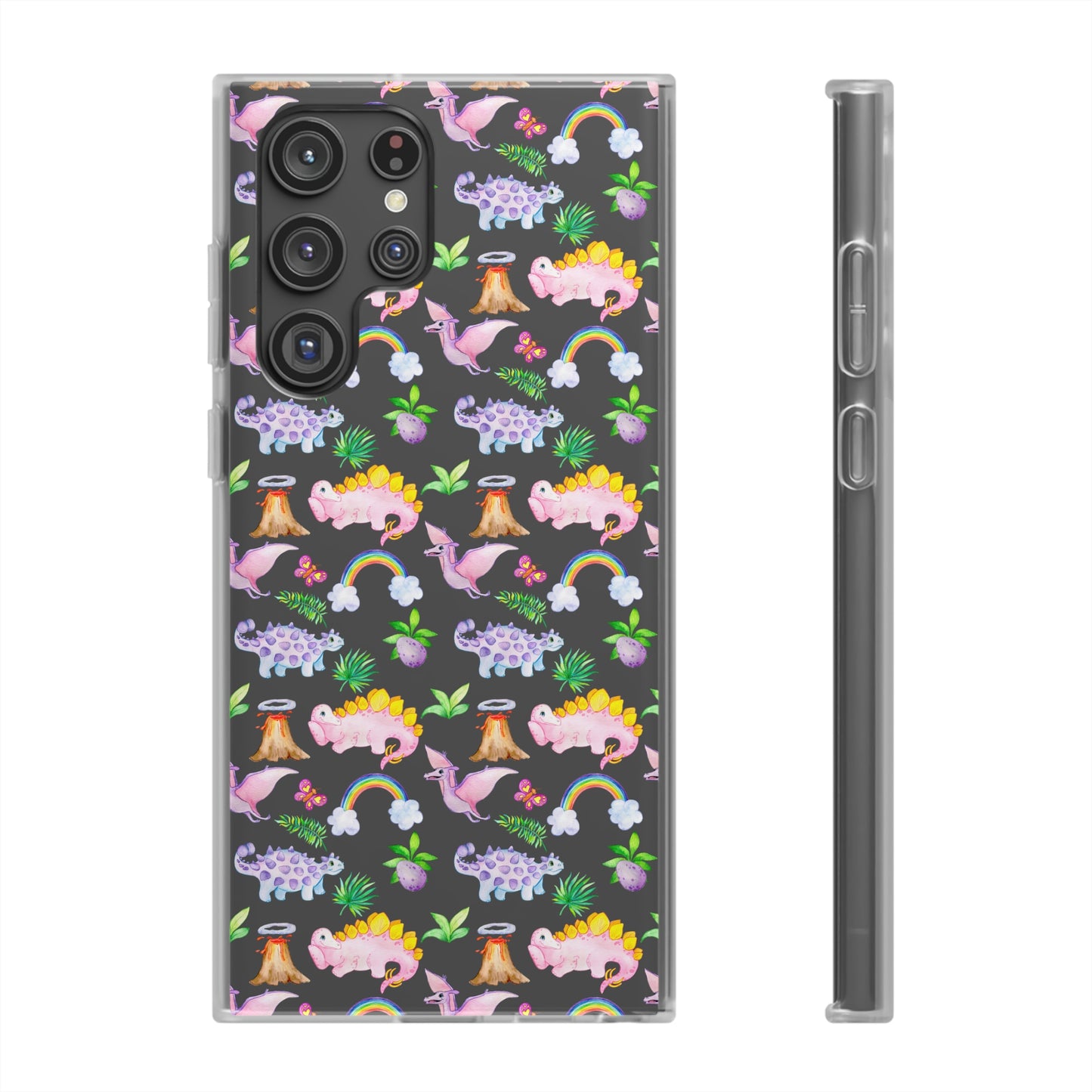 Pink Dinosaur Flexi Cases