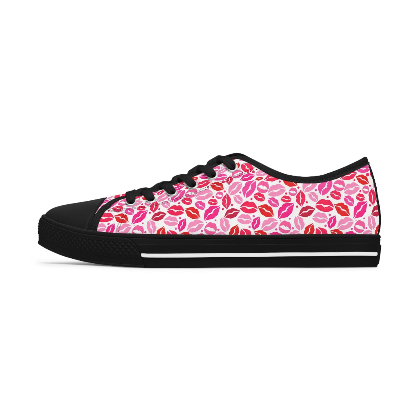 Valentine Kisses Women's Low Top Sneakers