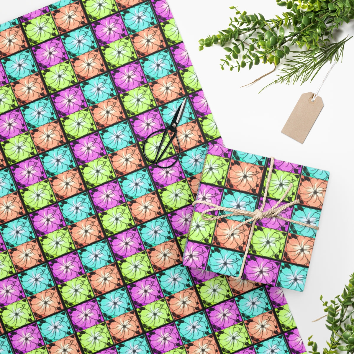 J1 Flower Wrapping Paper