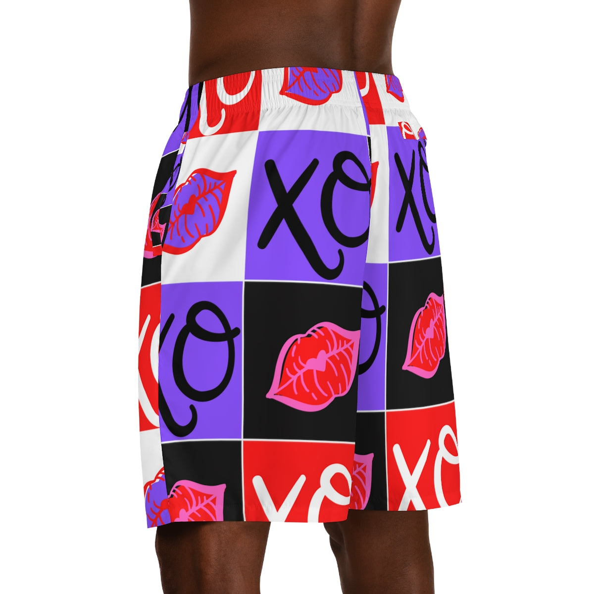 Hugs and Kisses Men's Jogger Shorts