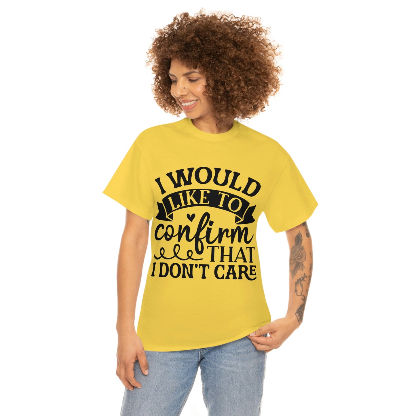 No Care Unisex Heavy Cotton Tee