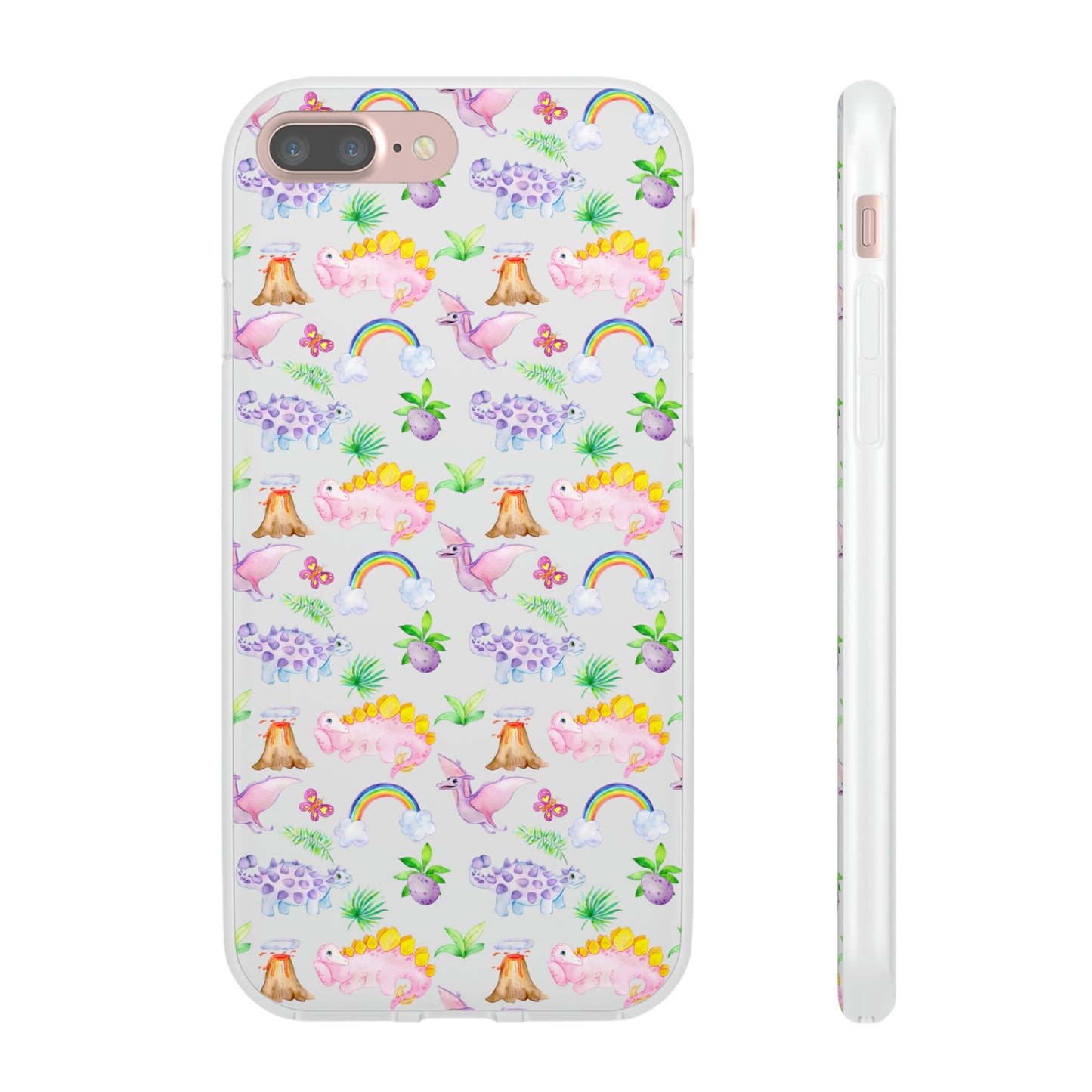 Pink Dinosaur Flexi Cases