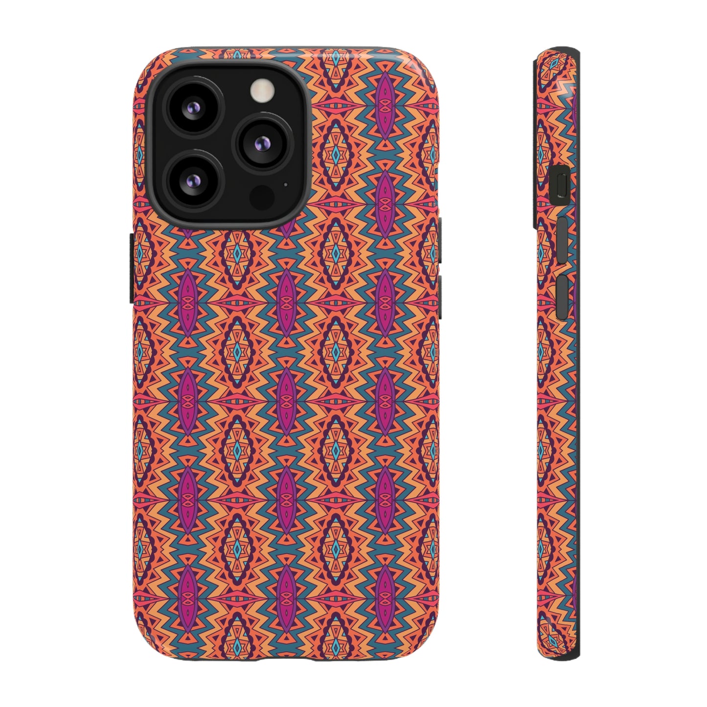 Mandala Orange Tough Cases