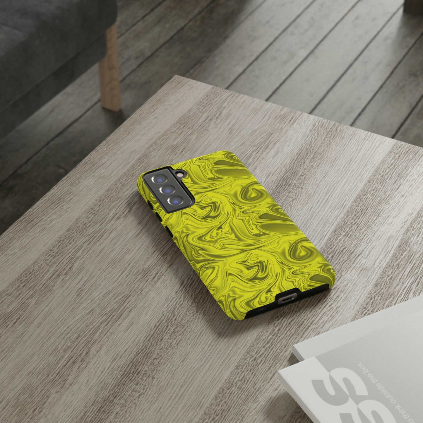 Marble Yellow Tough Cases