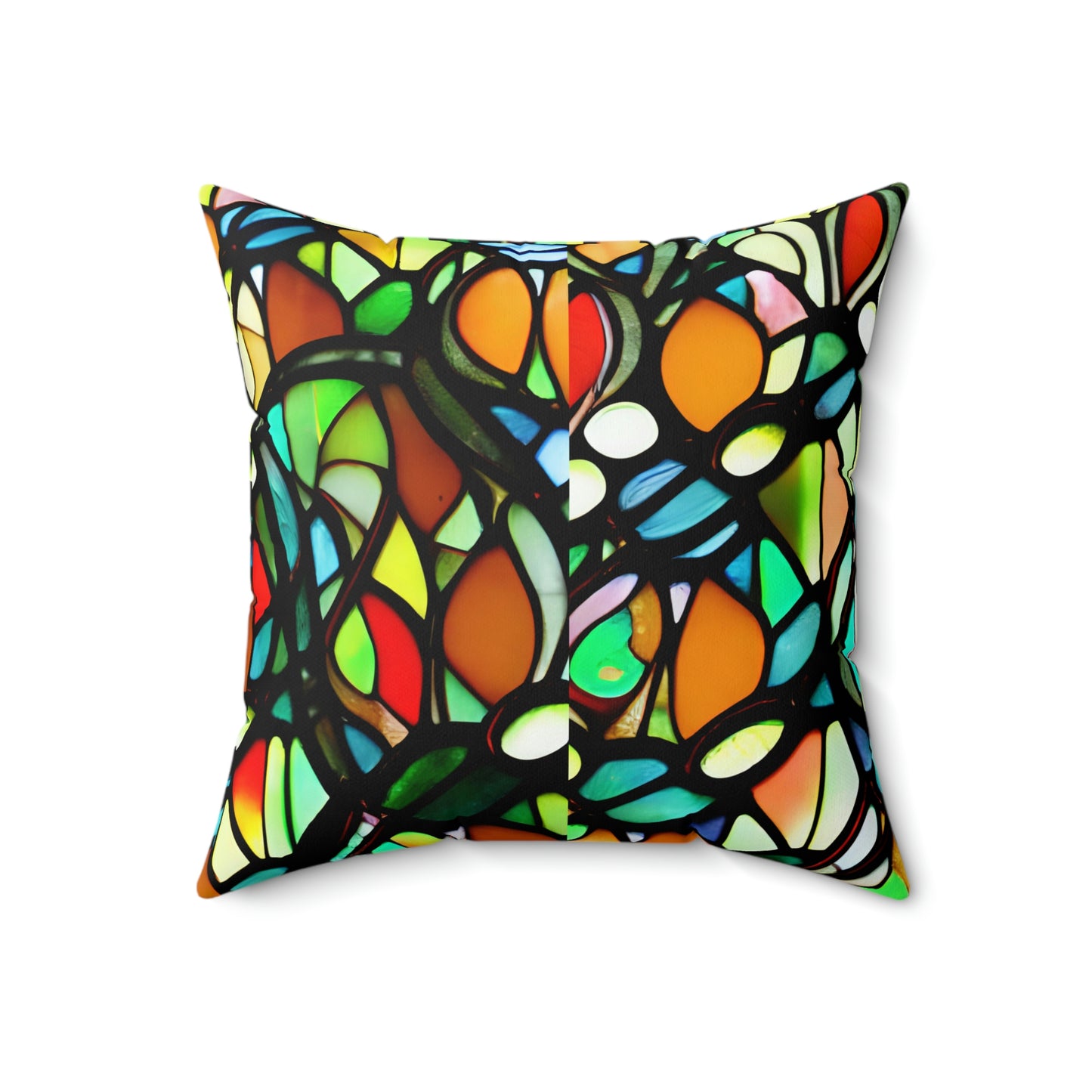 Mosaic Spun Polyester Square Pillow