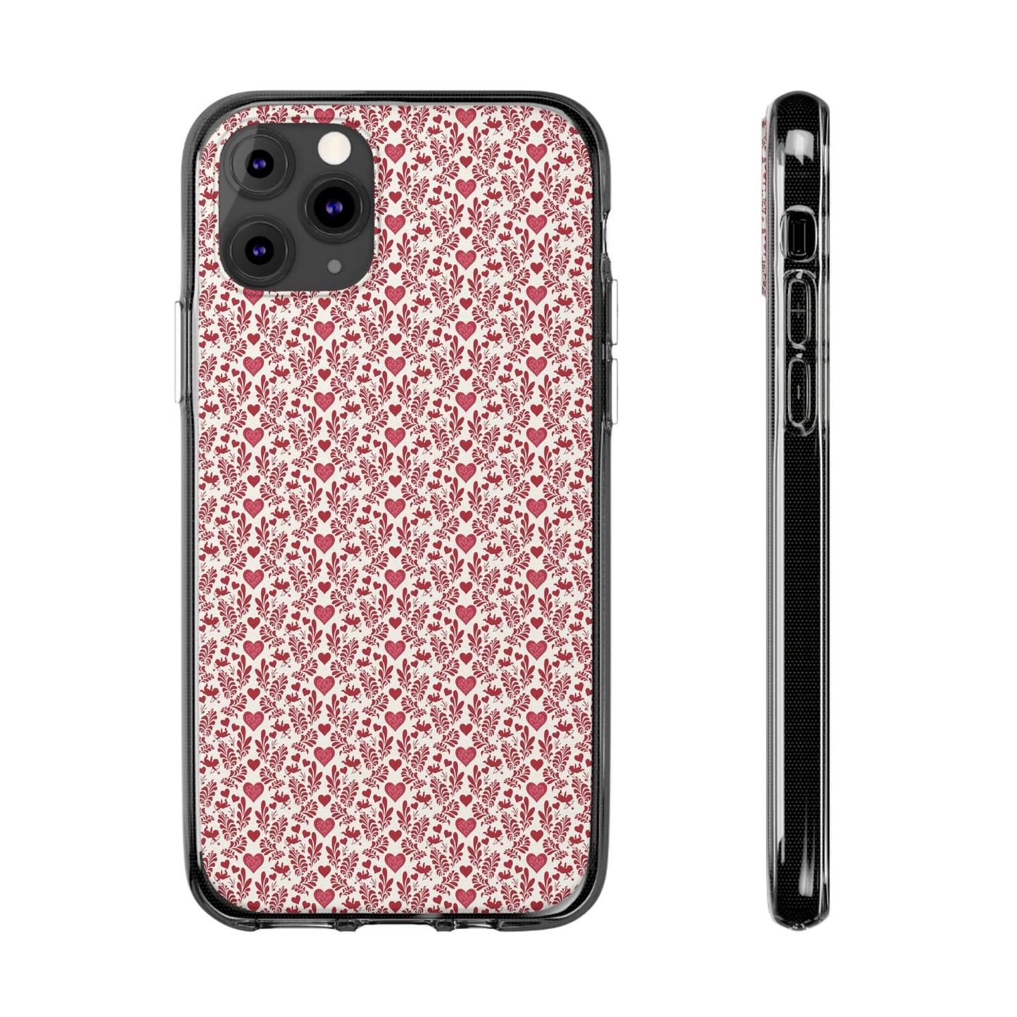 Valentine Clear Silicone Phone Case