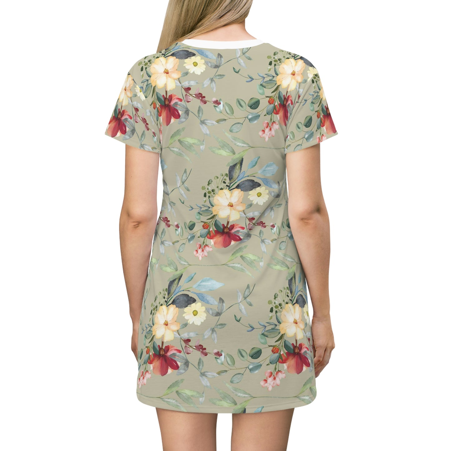 Flower T-Shirt Dress