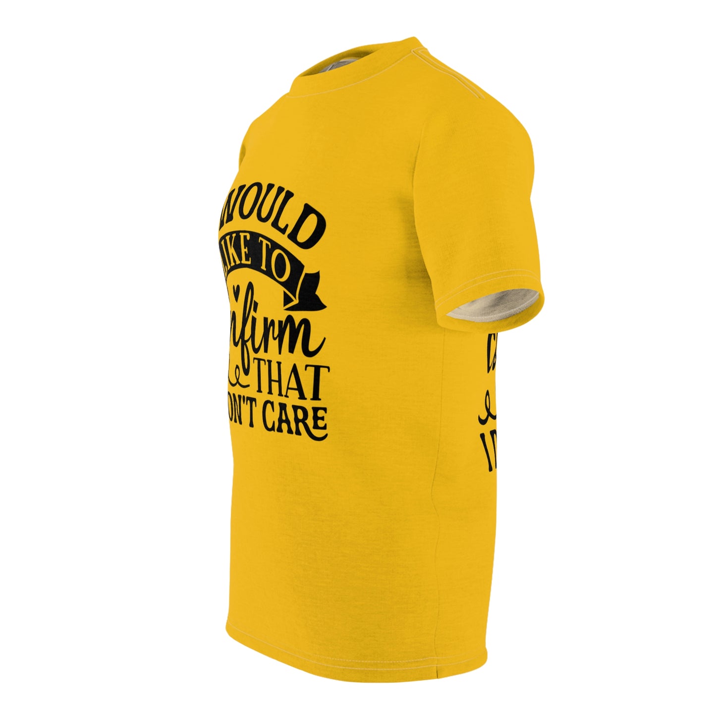 Yellow Unisex Cut & Sew Tee