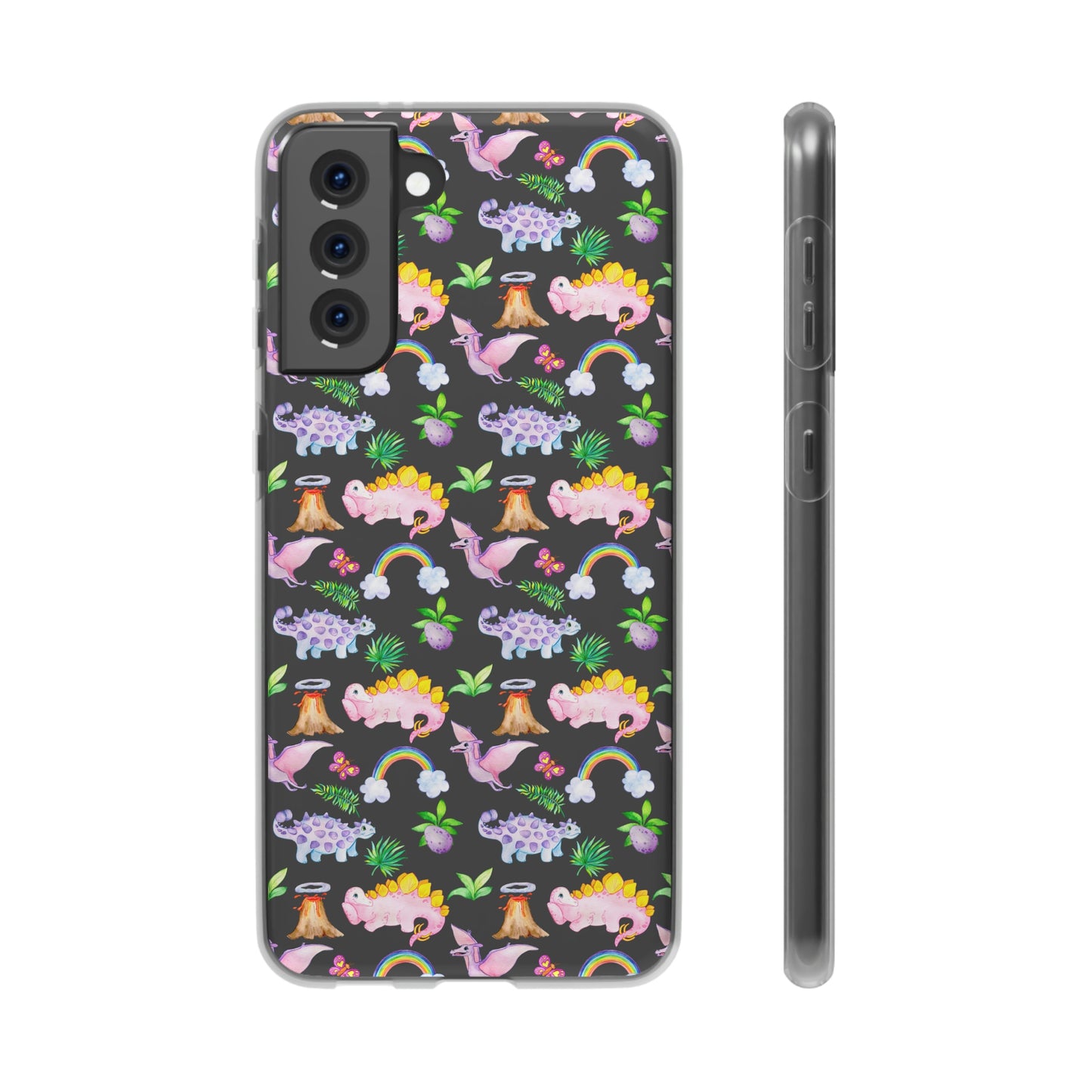 Pink Dinosaur Flexi Cases