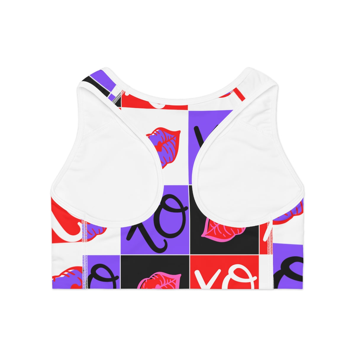 Hugs and Kisses Sports Bra