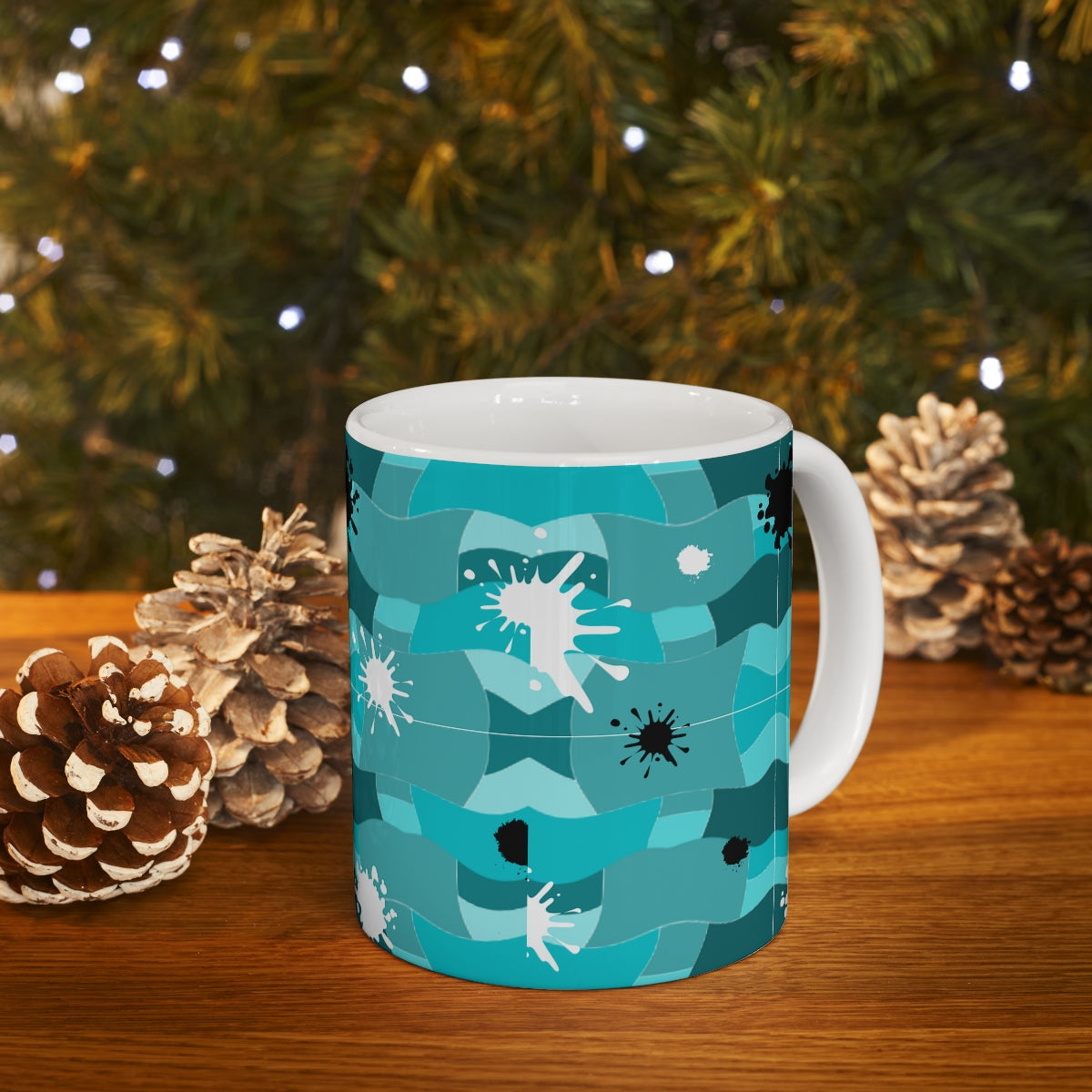 Blue Ceramic Mug 11oz