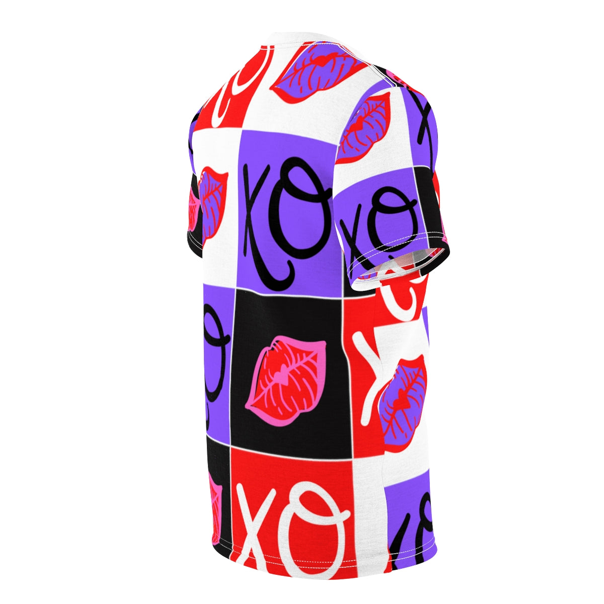 Hugs and kisses Red Unisex Cut & Sew Tee