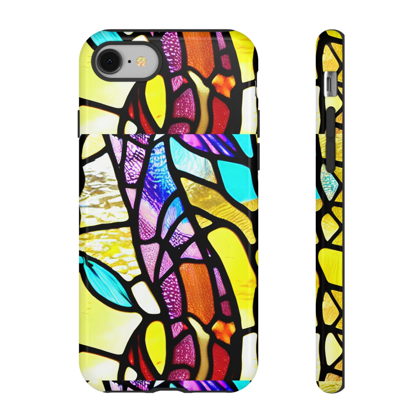 Mosaic Yellow Tough Cases