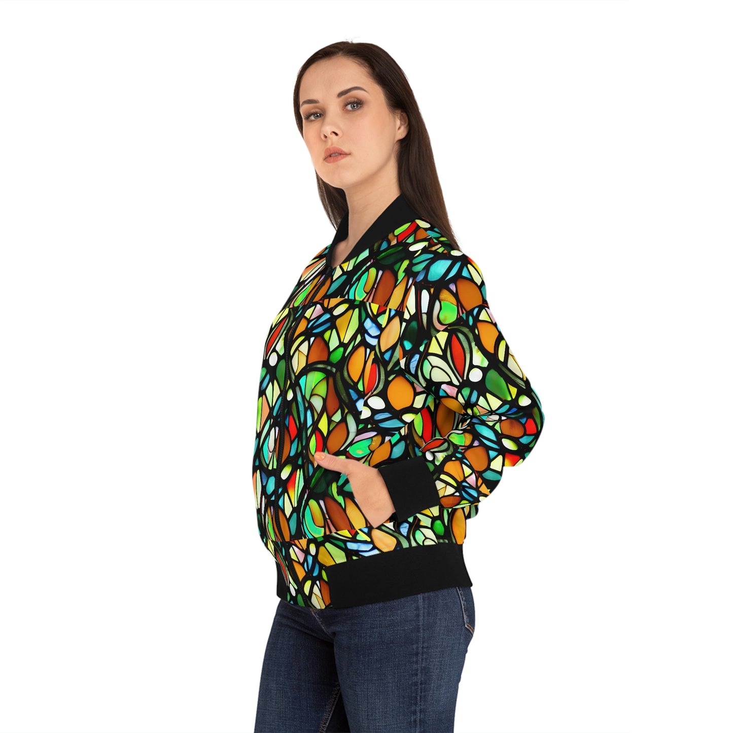 Mosaic Women's Bomber Jacket