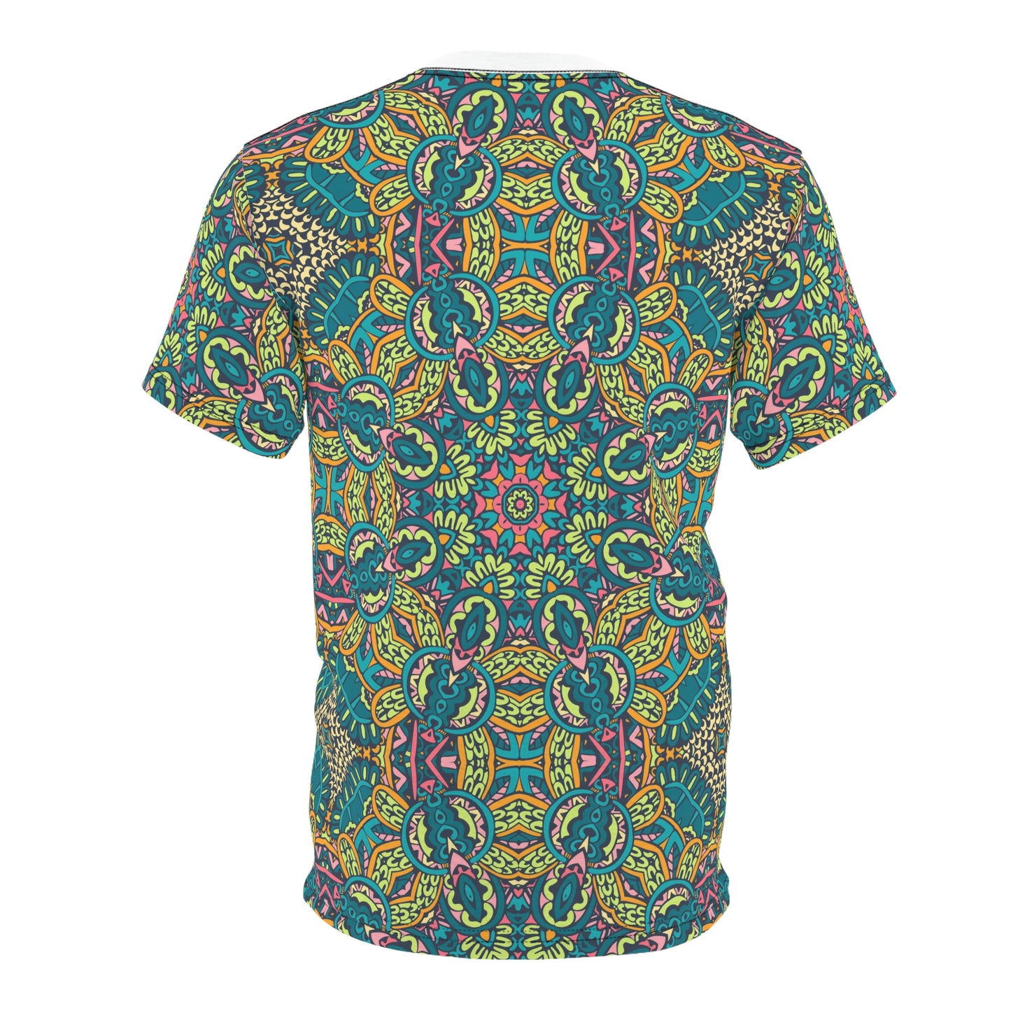 Mandala Green Unisex Cut & Sew Tee