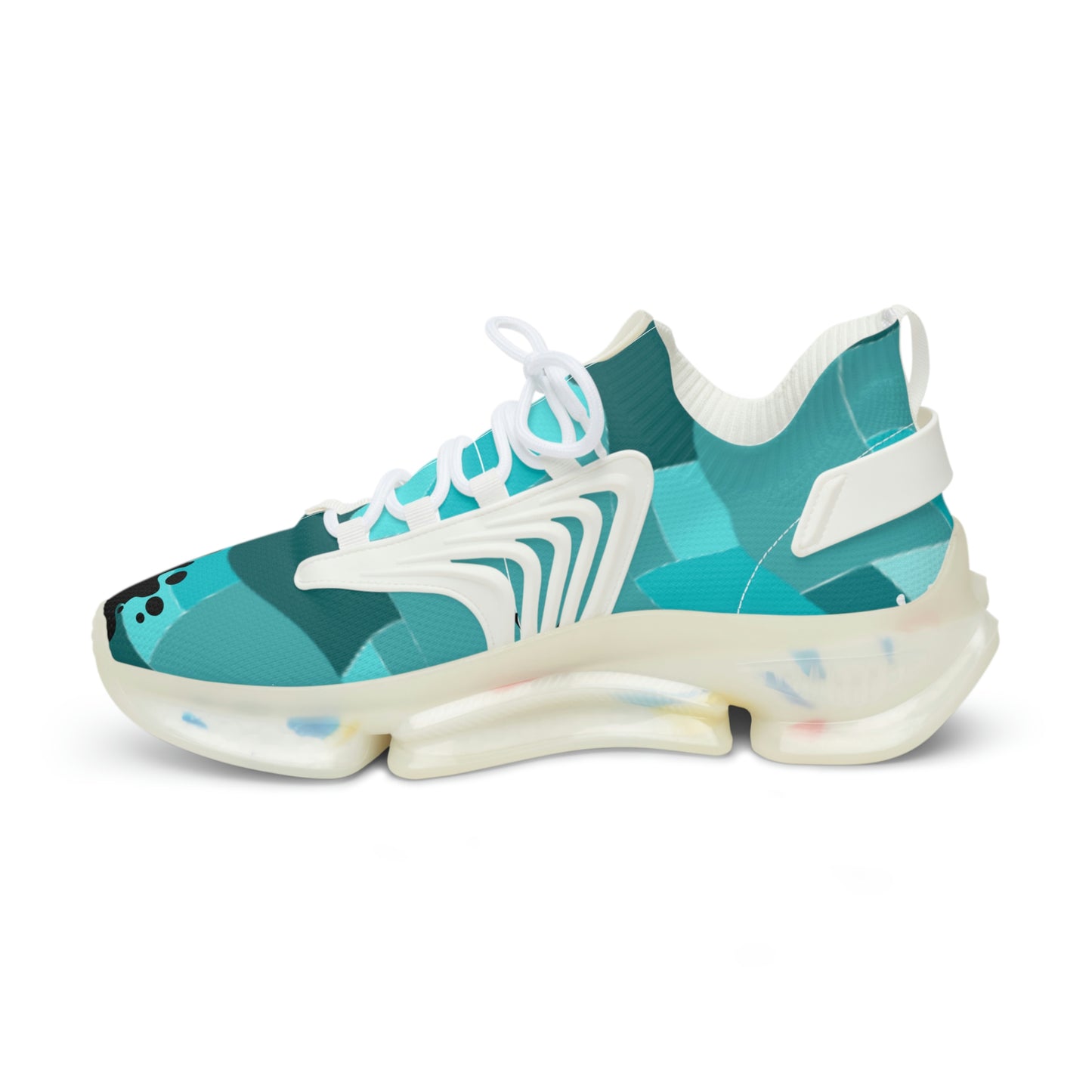 Blue Men's Mesh Sneakers