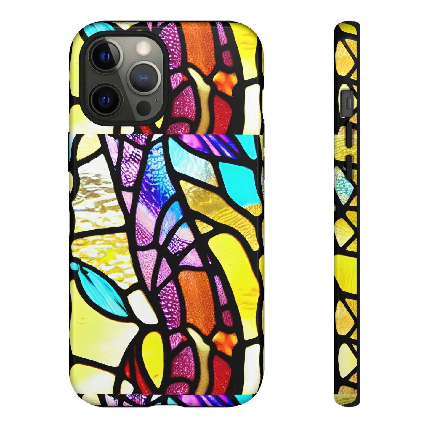 Mosaic Yellow Tough Cases