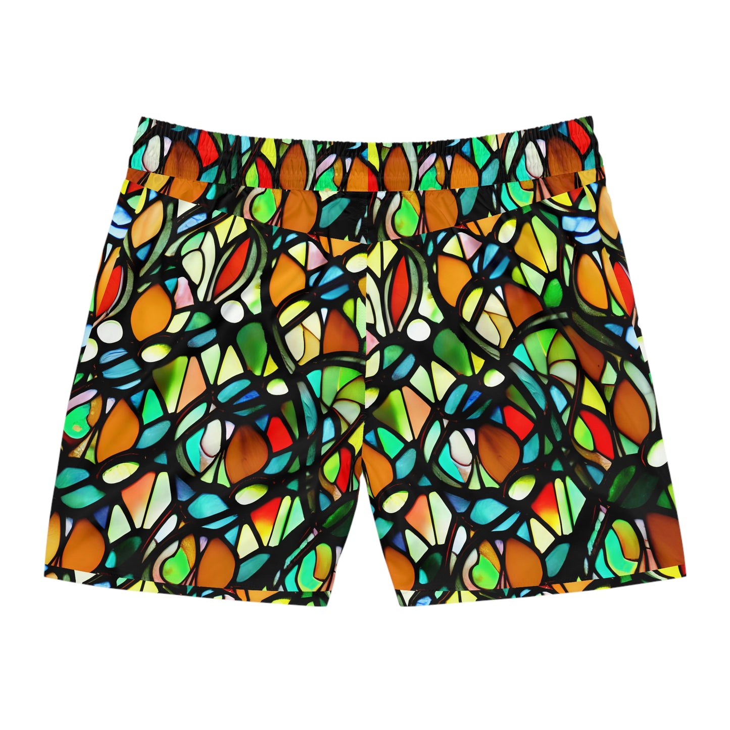 Mosaic Men's Mid-Length Swim Shorts