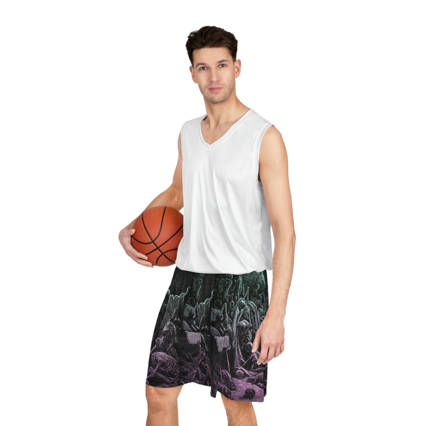 Dry Bones Basketball Shorts