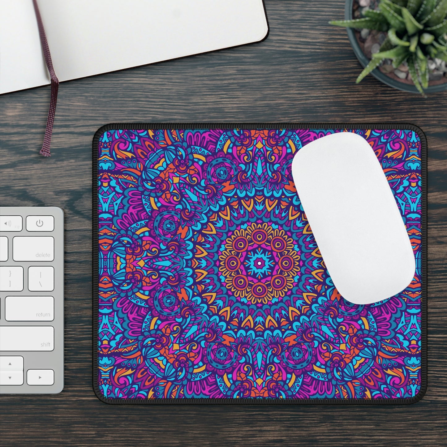 Blue Mandala Gaming Mouse Pad