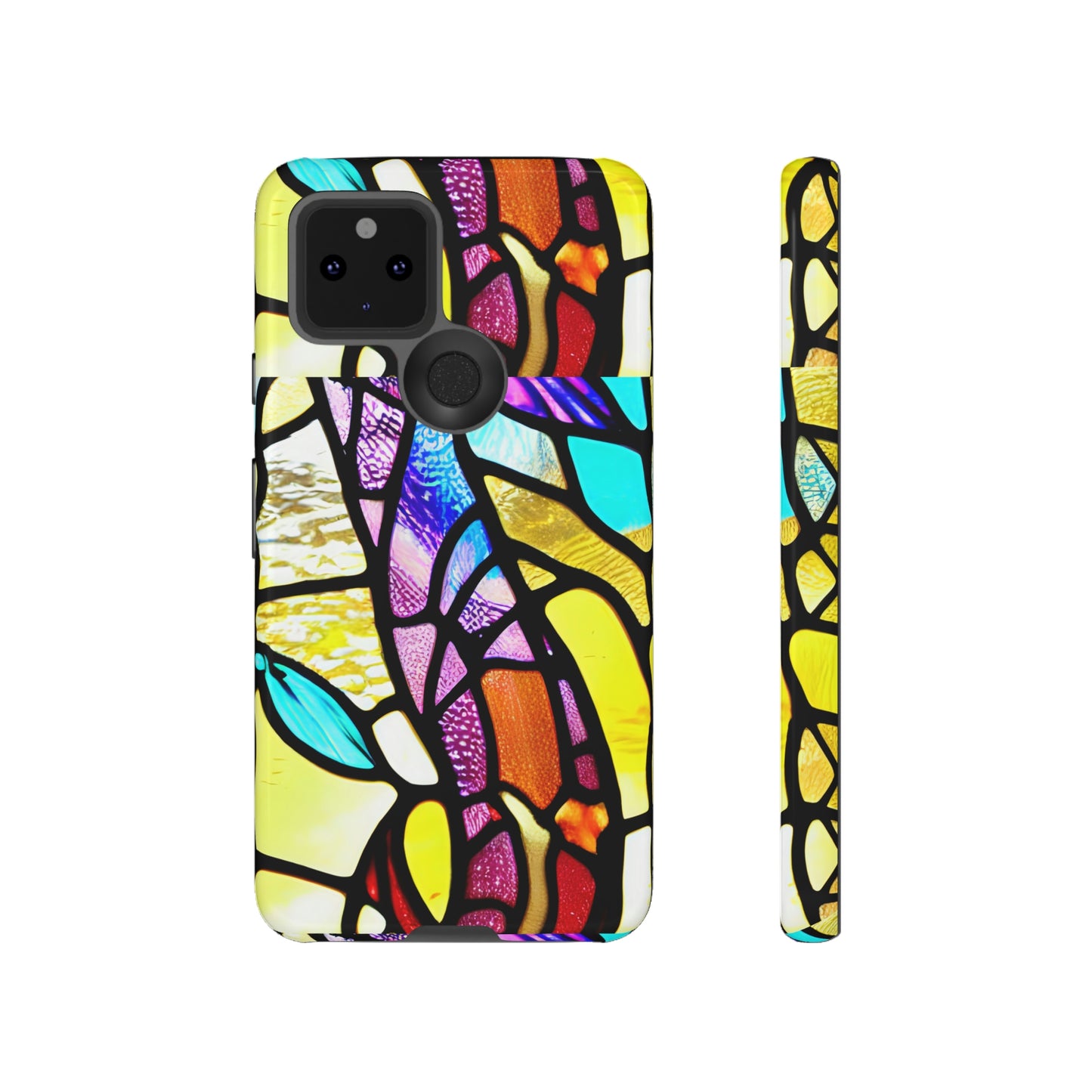 Mosaic Yellow Tough Cases