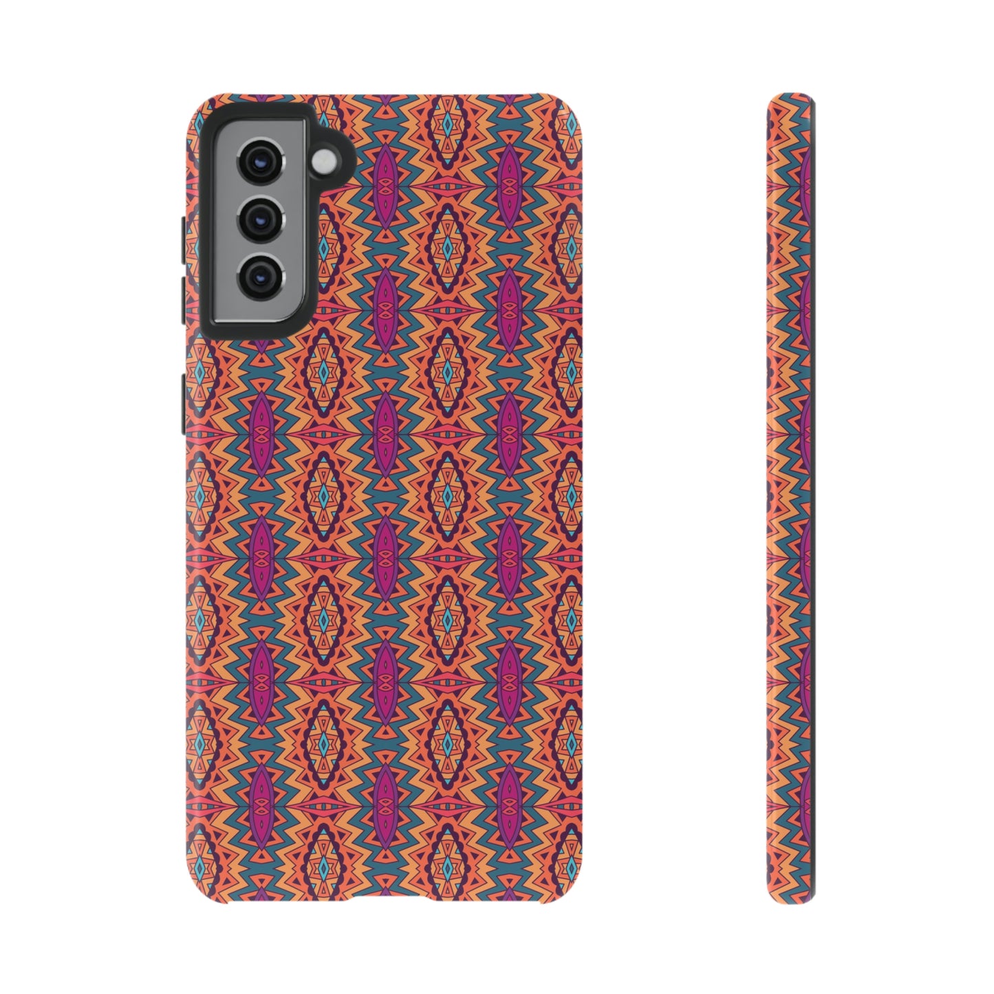 Mandala Orange Tough Cases