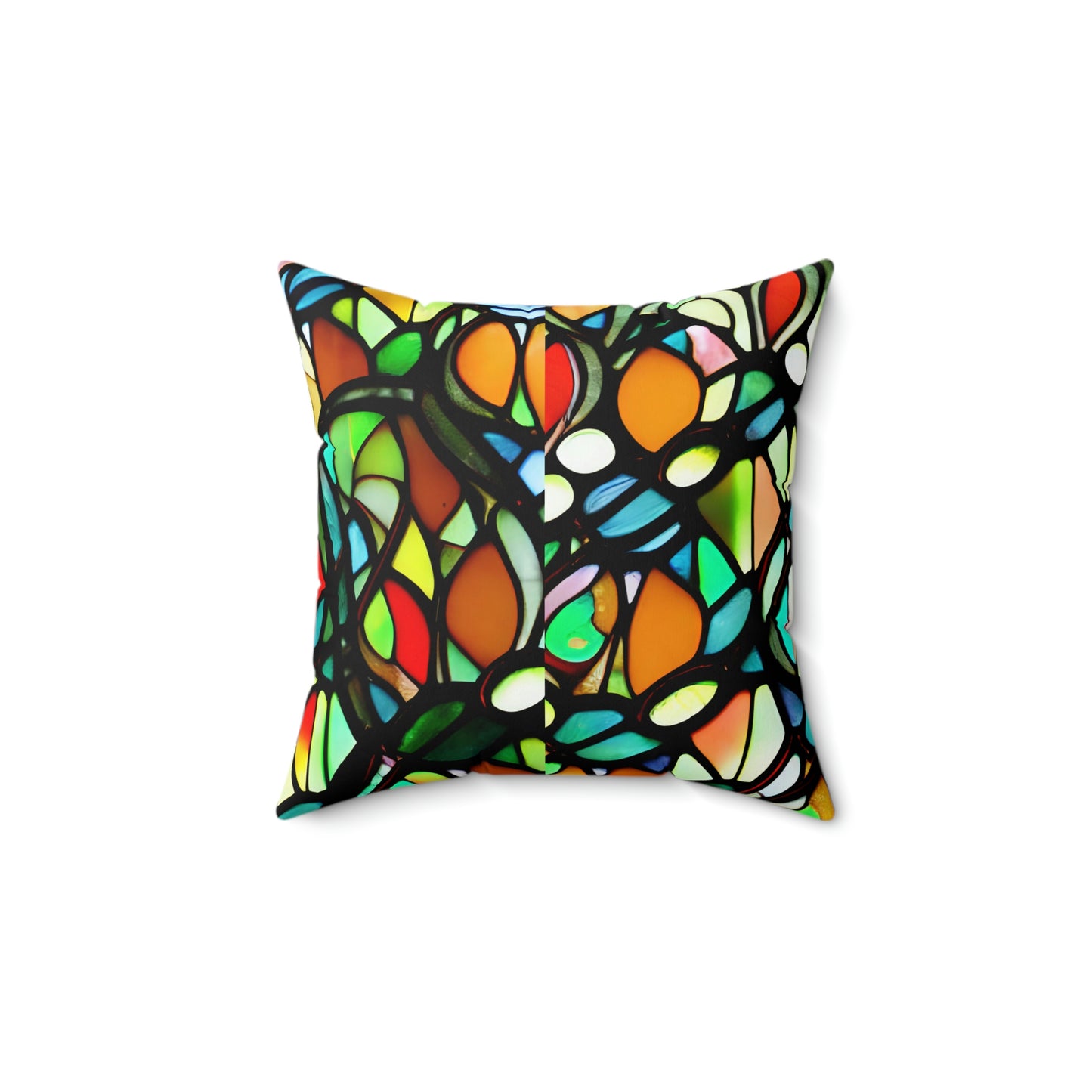 Mosaic Spun Polyester Square Pillow