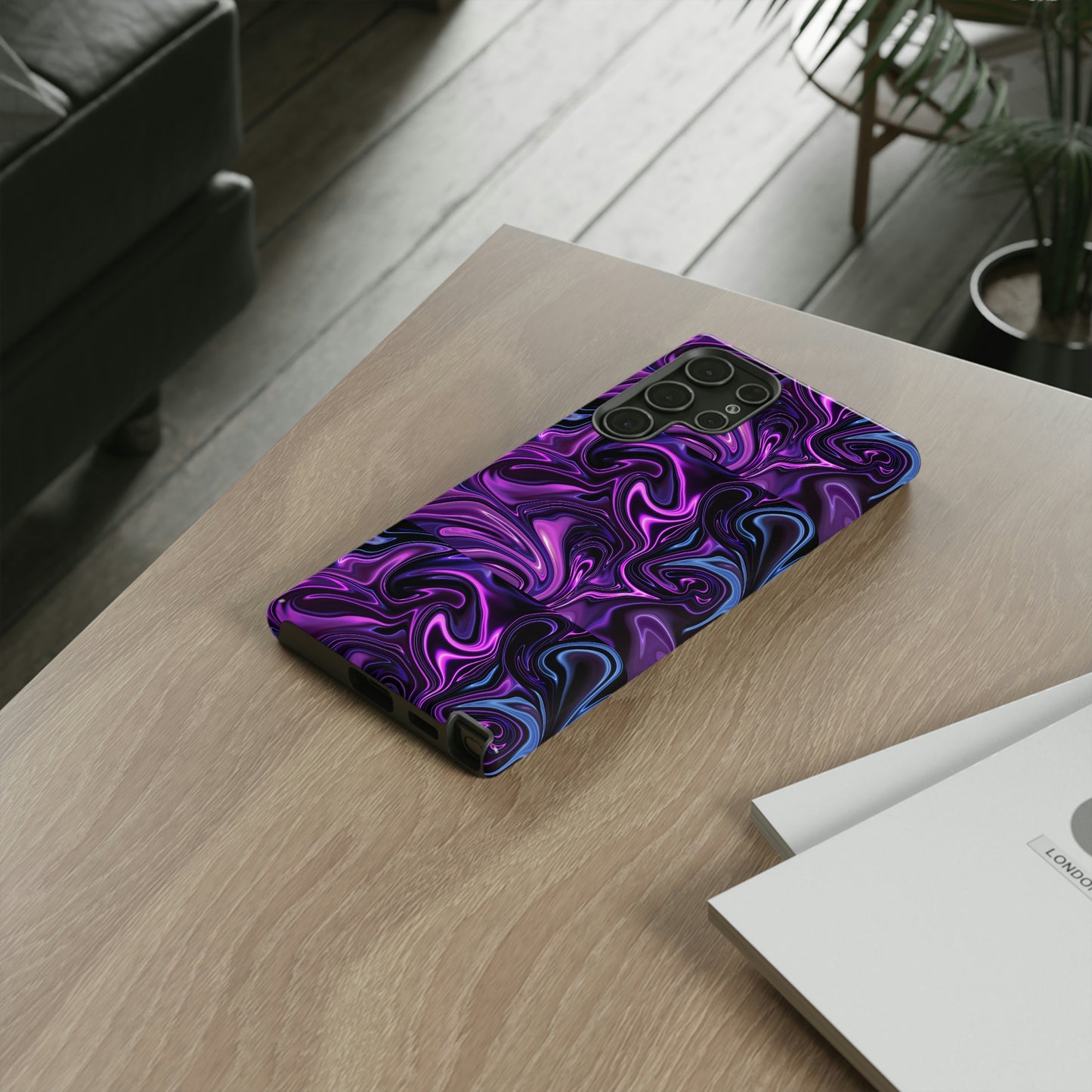 Marble Purple Tough Cases