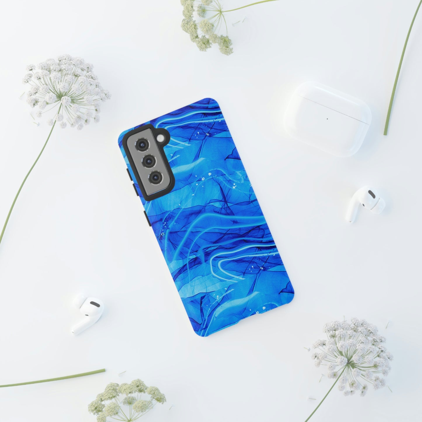 Marble Blue Tough Cases