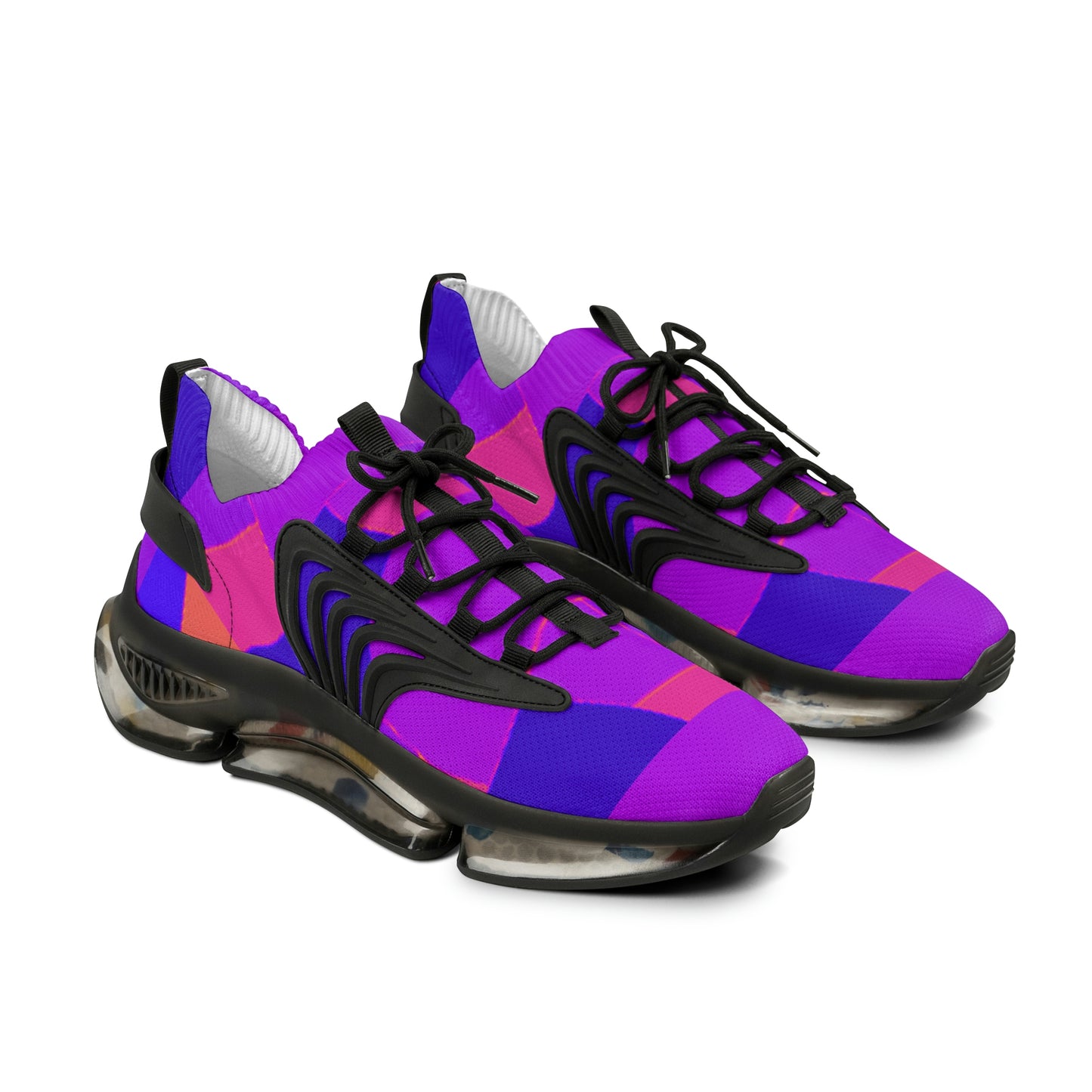 Purple Men's Mesh Sneakers