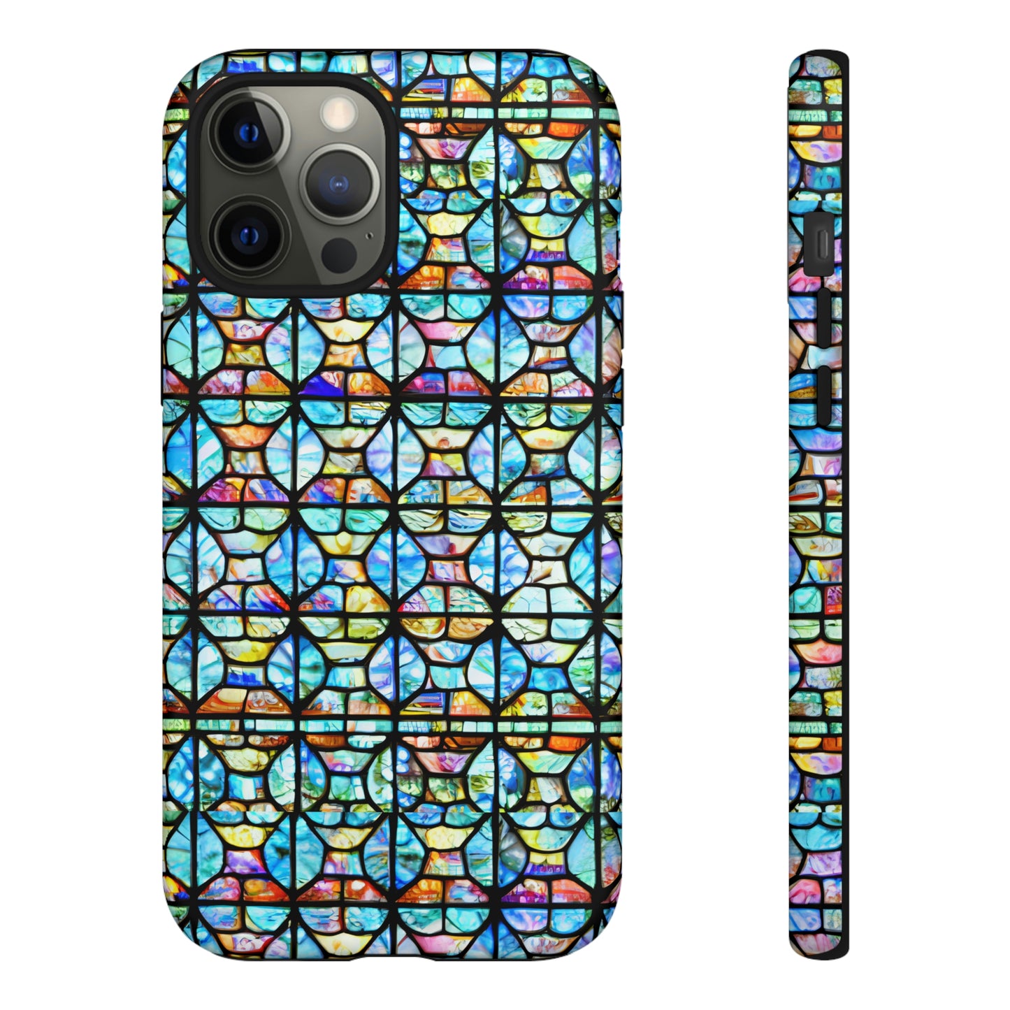 Mosaic Light Blue Tough Cases