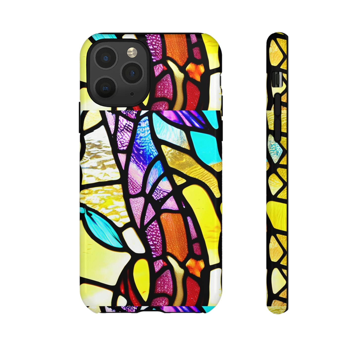 Mosaic Yellow Tough Cases