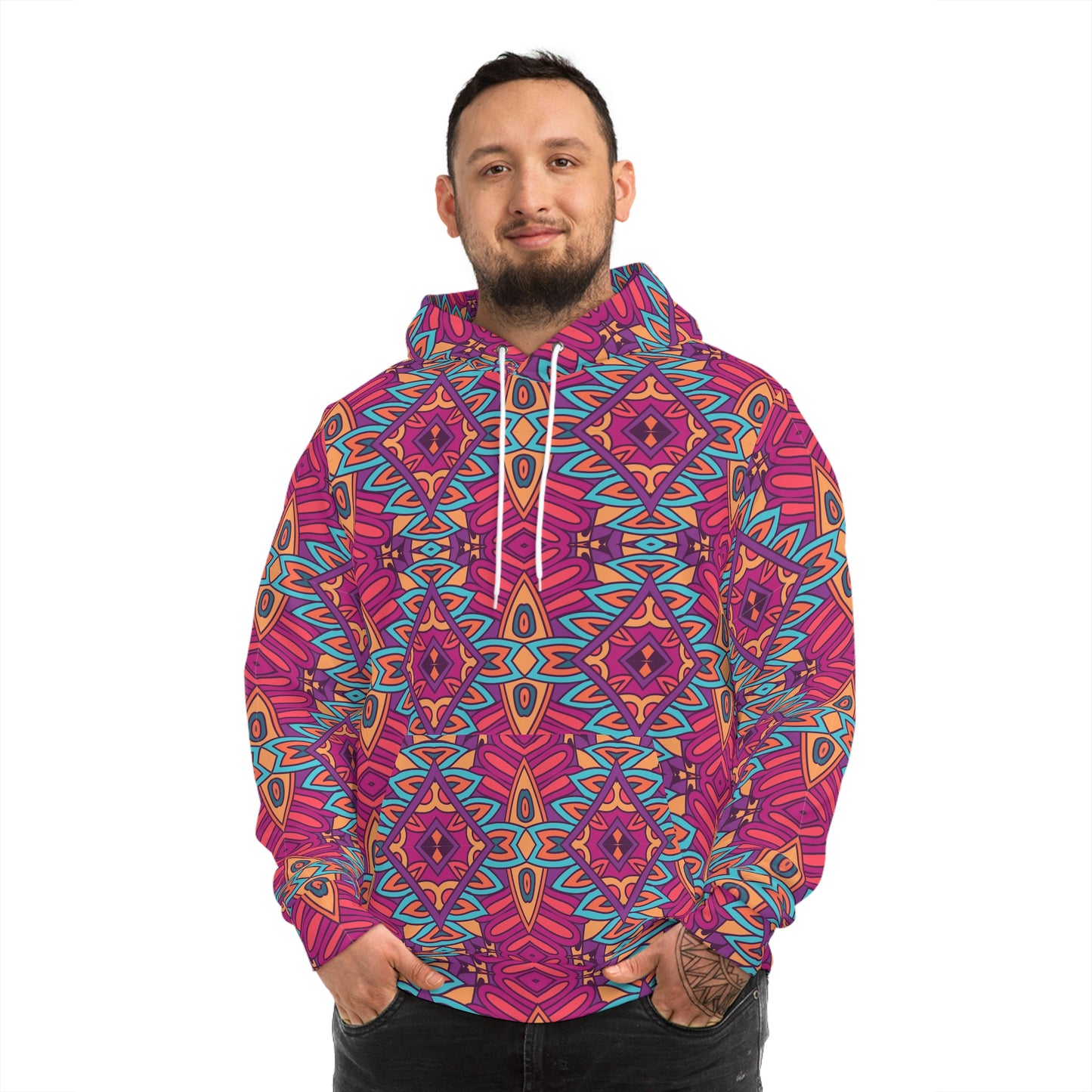 Mandala Pink Fashion Hoodie