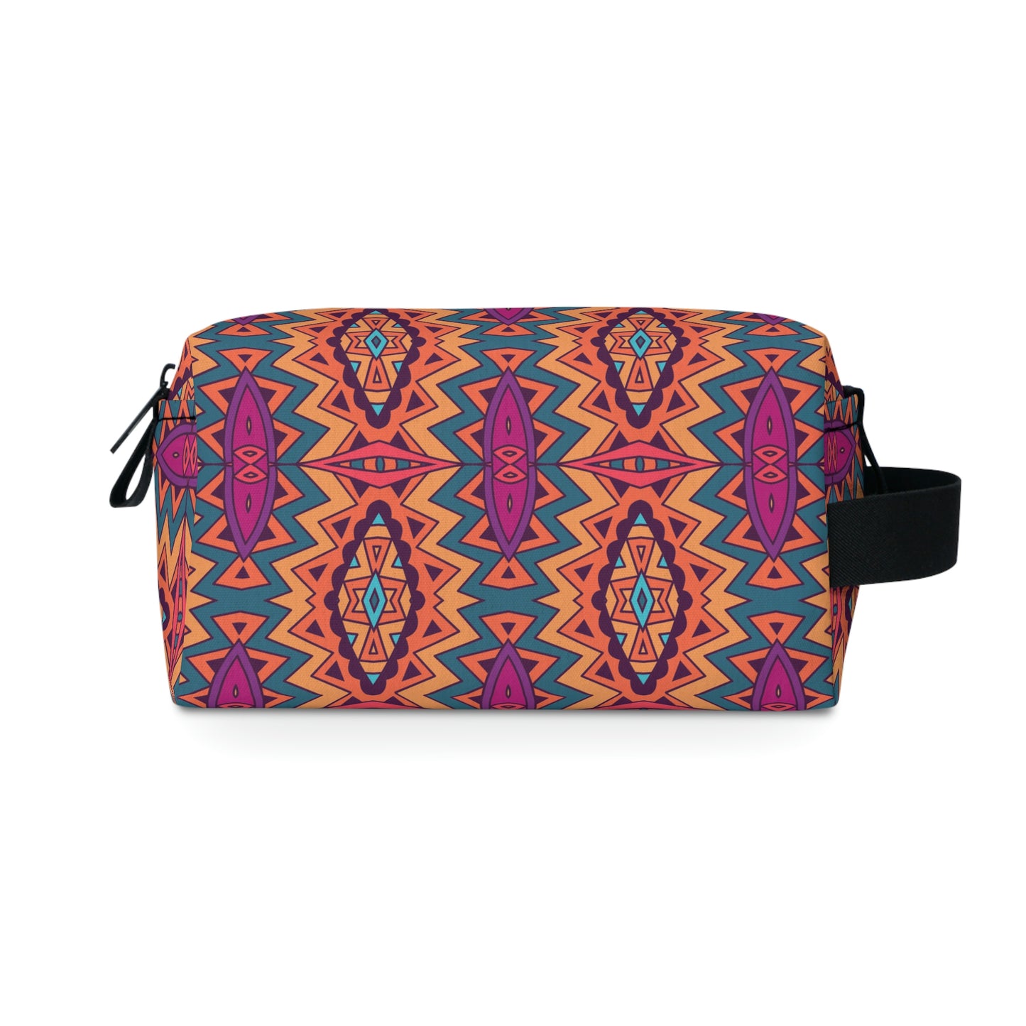 Orange Mandala Toiletry Bag